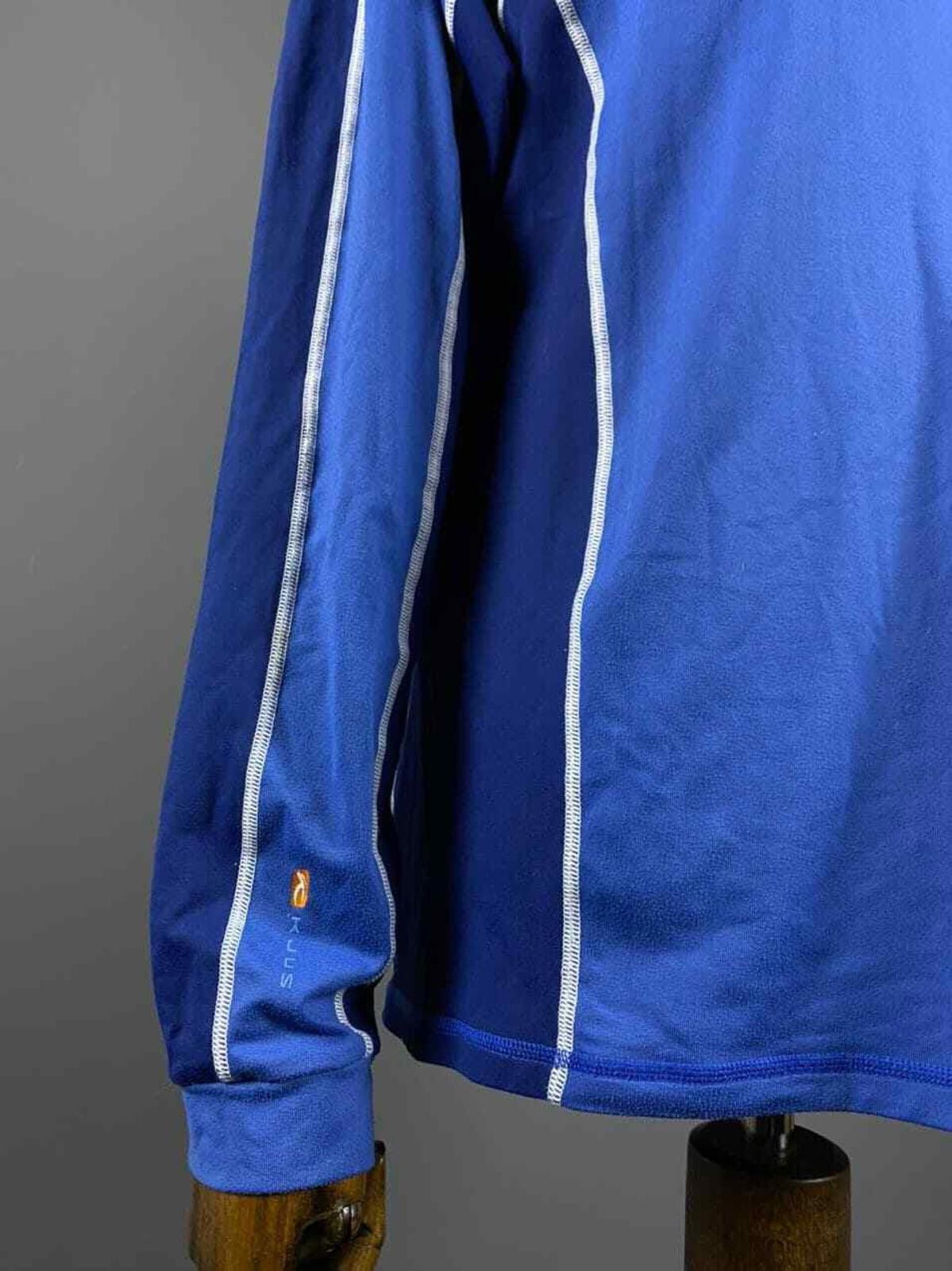 KJUS Men Kjus Systems Blue High Neck 1/4 Zip Fleece Sweater Size US M / EU 48-50 / 2 - 6 Thumbnail