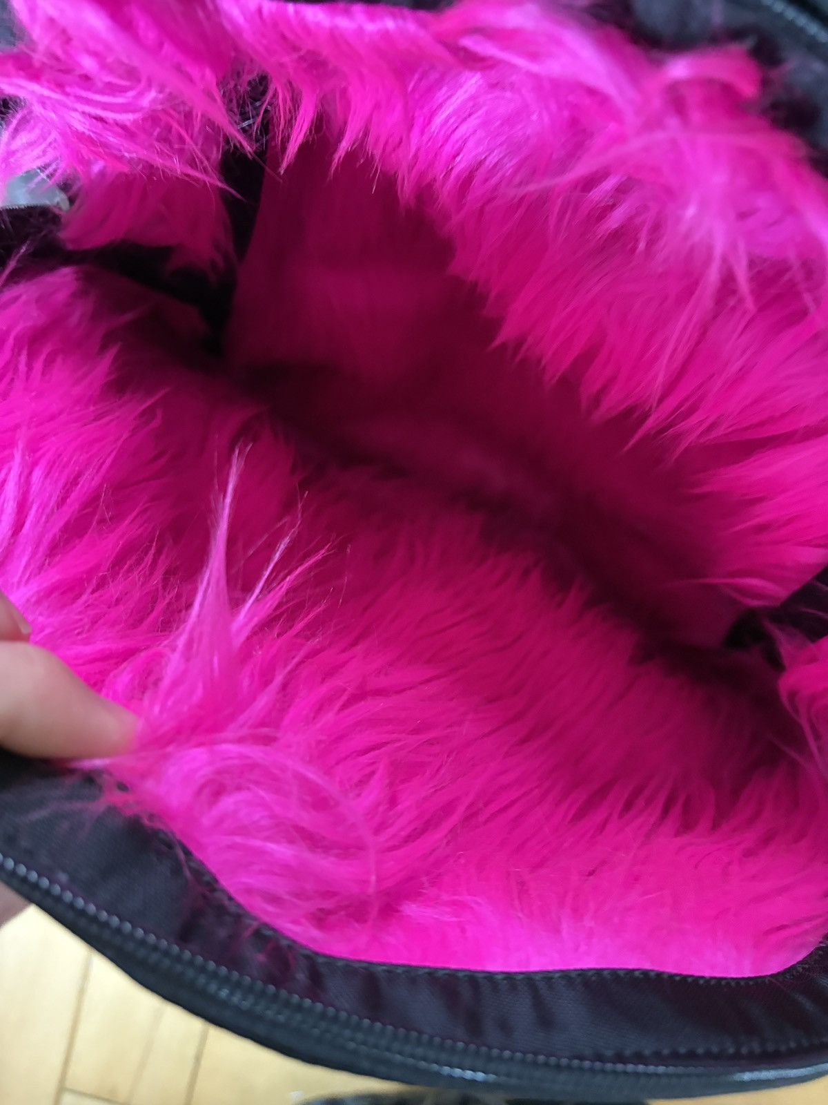 Balenciaga Rare Faux fur backpack Size ONE SIZE - 3 Thumbnail