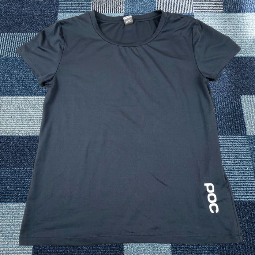 Vintage POC T Shirt Womens Medium Back Short Sleeve Tee Performance Stretch Cycling Shirt Women's Black M Size M / US 6-8 / IT 42-44 - 1 Thumbnail