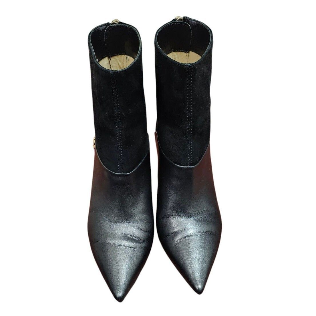 Jimmy Choo Jimmy Choo Black Suede/Leather Ankle Booties Women's Size US 4.5 / IT 34.5 - 5 Thumbnail