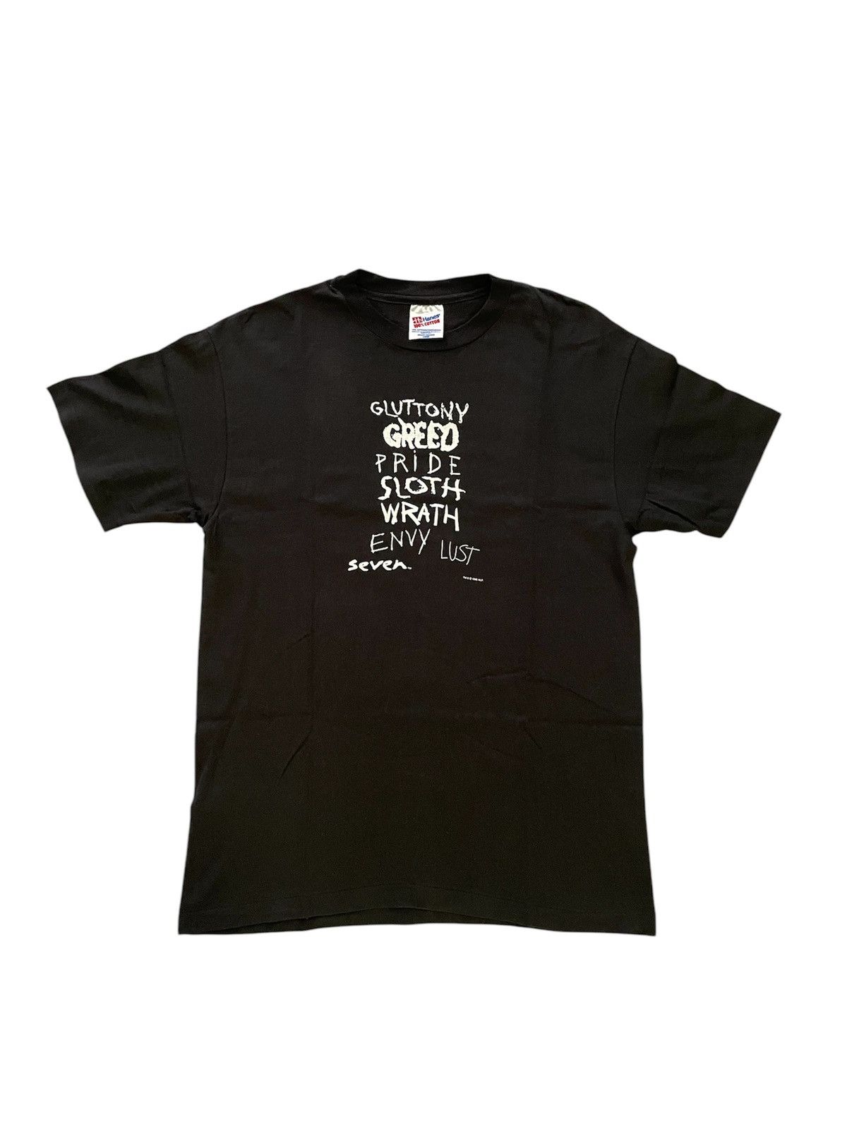 Movie × Vintage Vintage 90's SEVEN Brad Pitt Movie Promo T