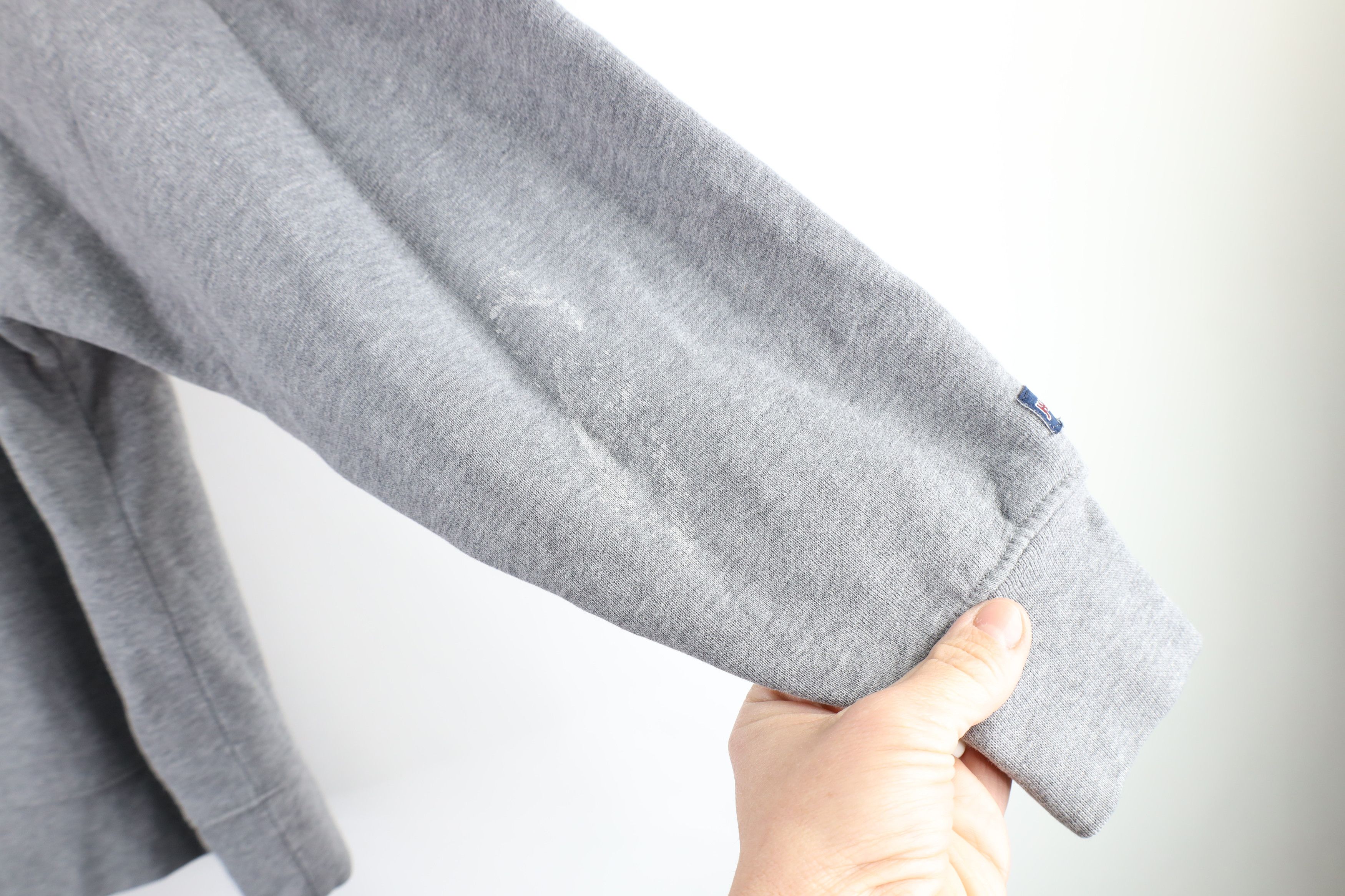 Jansport × Vintage Vintage 90s Spell Out Notre Dame University Hoodie Gray Size US L / EU 52-54 / 3 - 10 Thumbnail