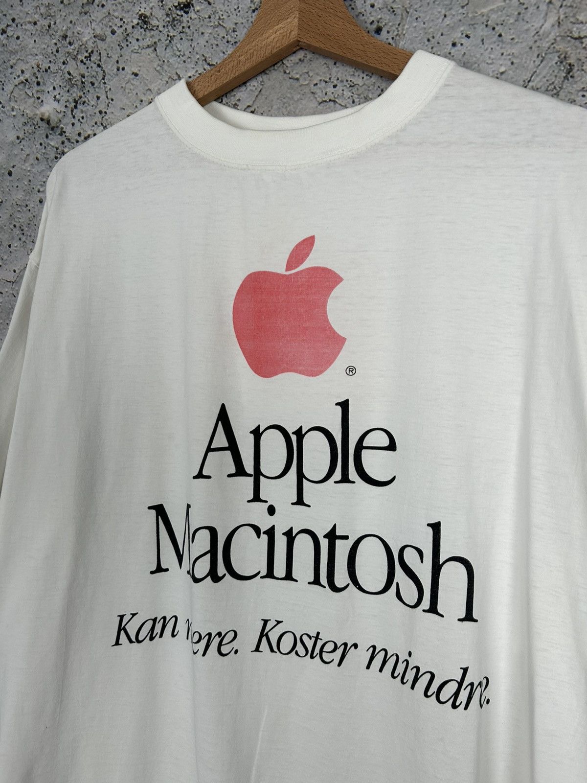 Vintage Vintage Apple Macintosh Archive Rare 90s Graphic Tee Size US XL / EU 56 / 4 - 3 Thumbnail