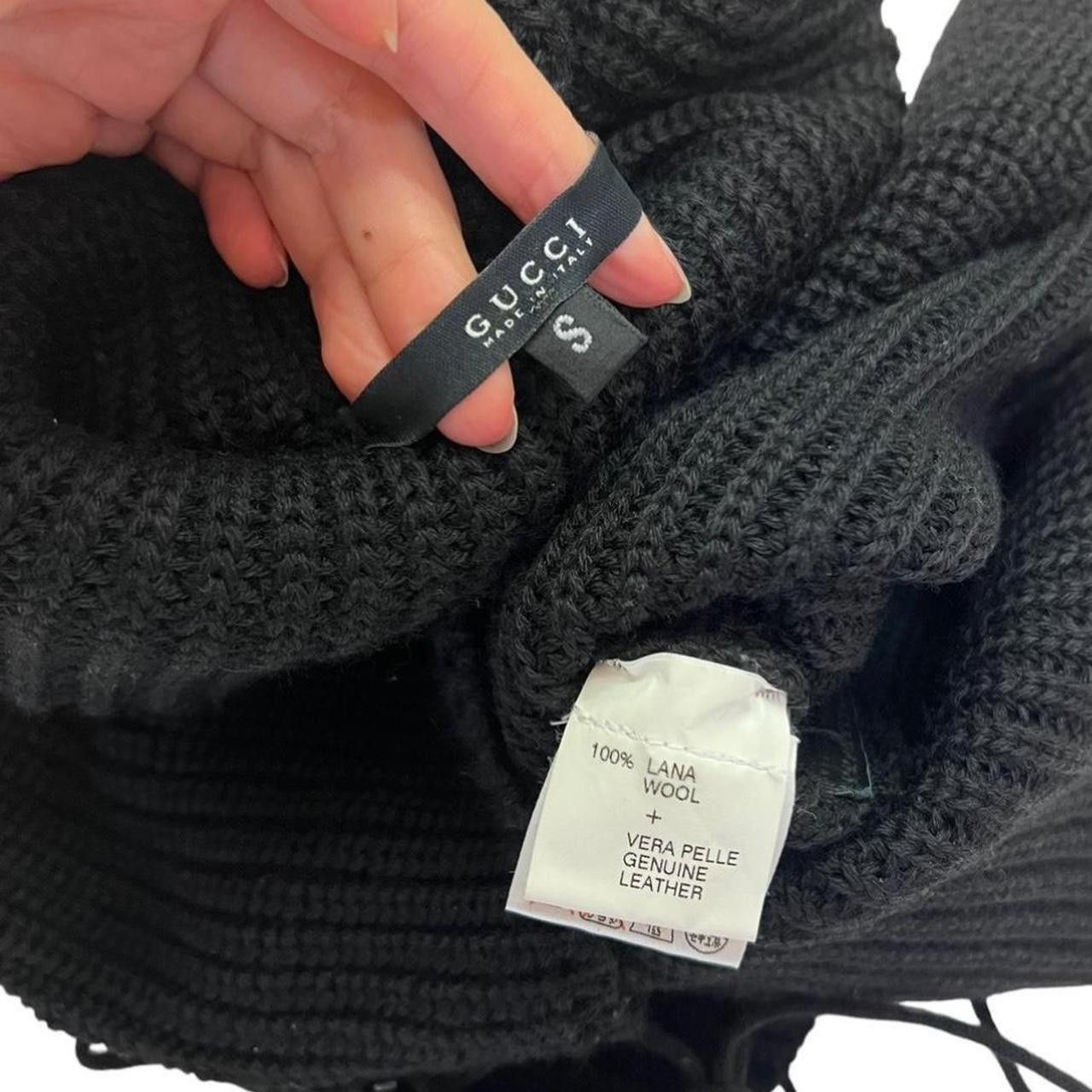 Gucci × Tom Ford Gucci x tom ford black knit turtleneck Size S / US 4 / IT 40 - 3 Thumbnail