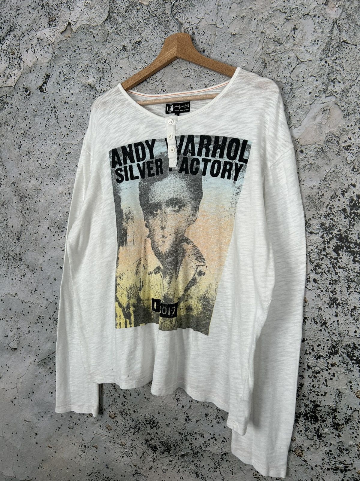 Vintage Avant Garde Andy Warhol Silver Actory Longsleeve Graphic Size US XL / EU 56 / 4 - 2 Thumbnail