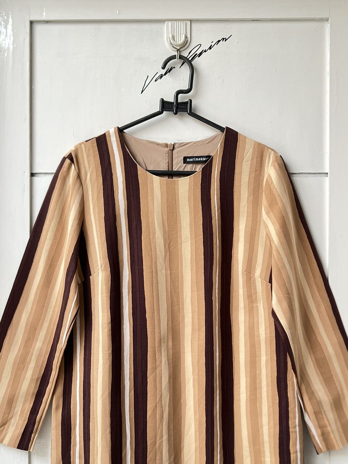 Marimekko MARIMEKKO Striped Midi Dress Size XS / US 0-2 / IT 36-38 - 17 Thumbnail
