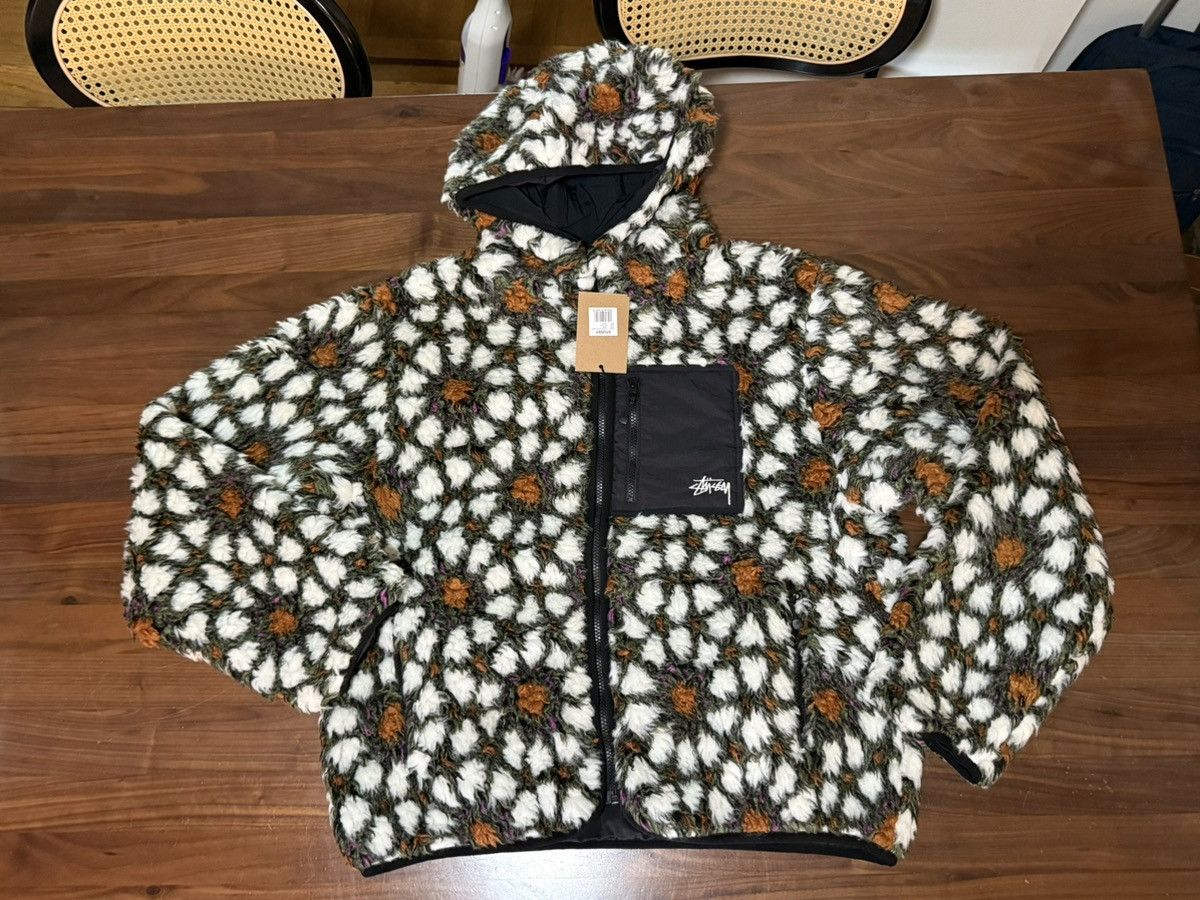 Stussy Stussy Pattern Sherpa Jacket Men’s Size Large Natural new Size US L / EU 52-54 / 3 - 1 Thumbnail