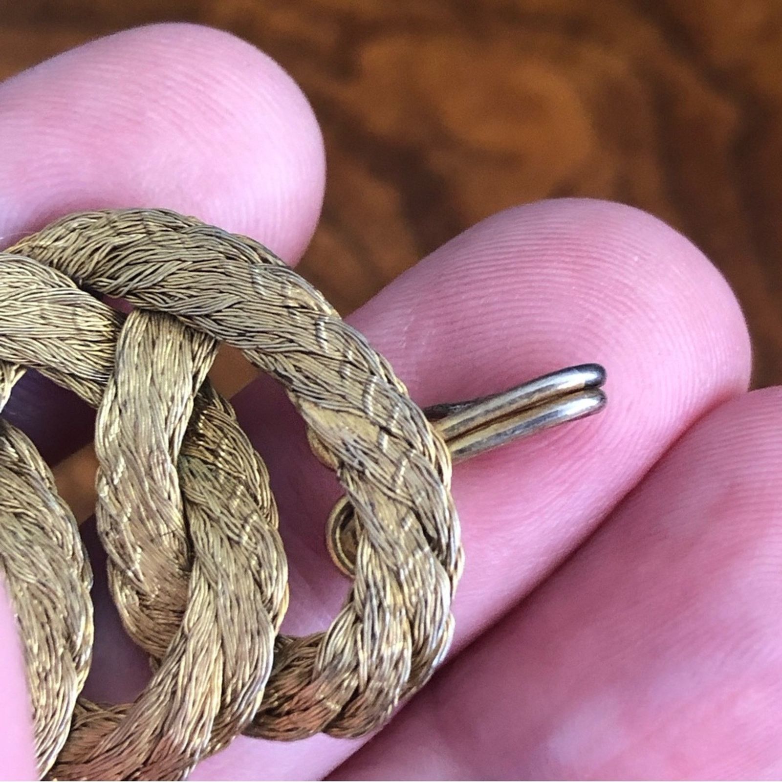 Vintage Vintage hand crafted braided gold strand bracelet Size ONE SIZE - 9 Thumbnail