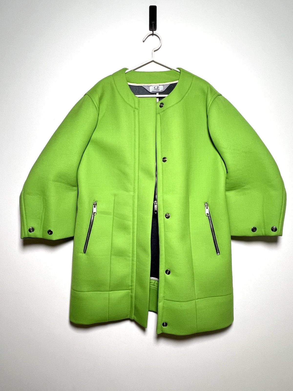 C.P. Company C.P. Company structured coat in a striking neon green Size M / US 6-8 / IT 42-44 - 2 Thumbnail