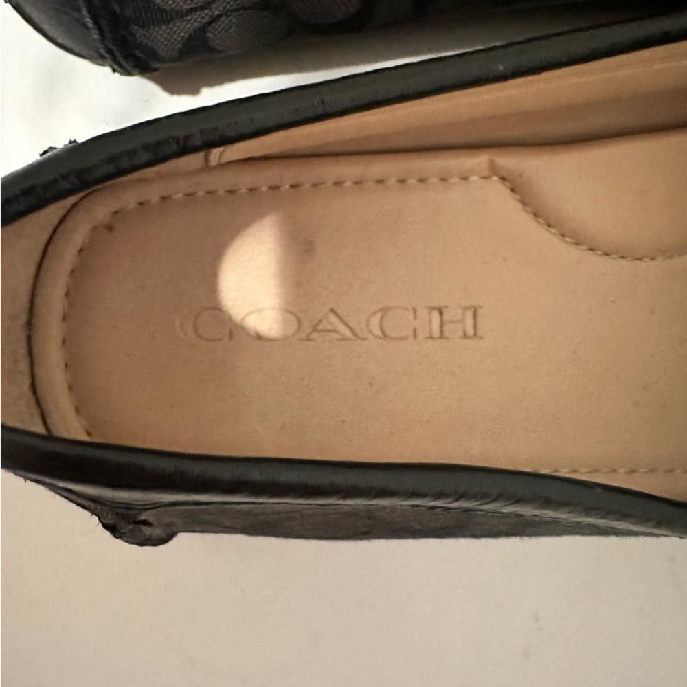 Coach Coach Marley Driver Leather Canvas Black Gray Loafer 8.5 Size US 8.5 / IT 38.5 - 10 Thumbnail