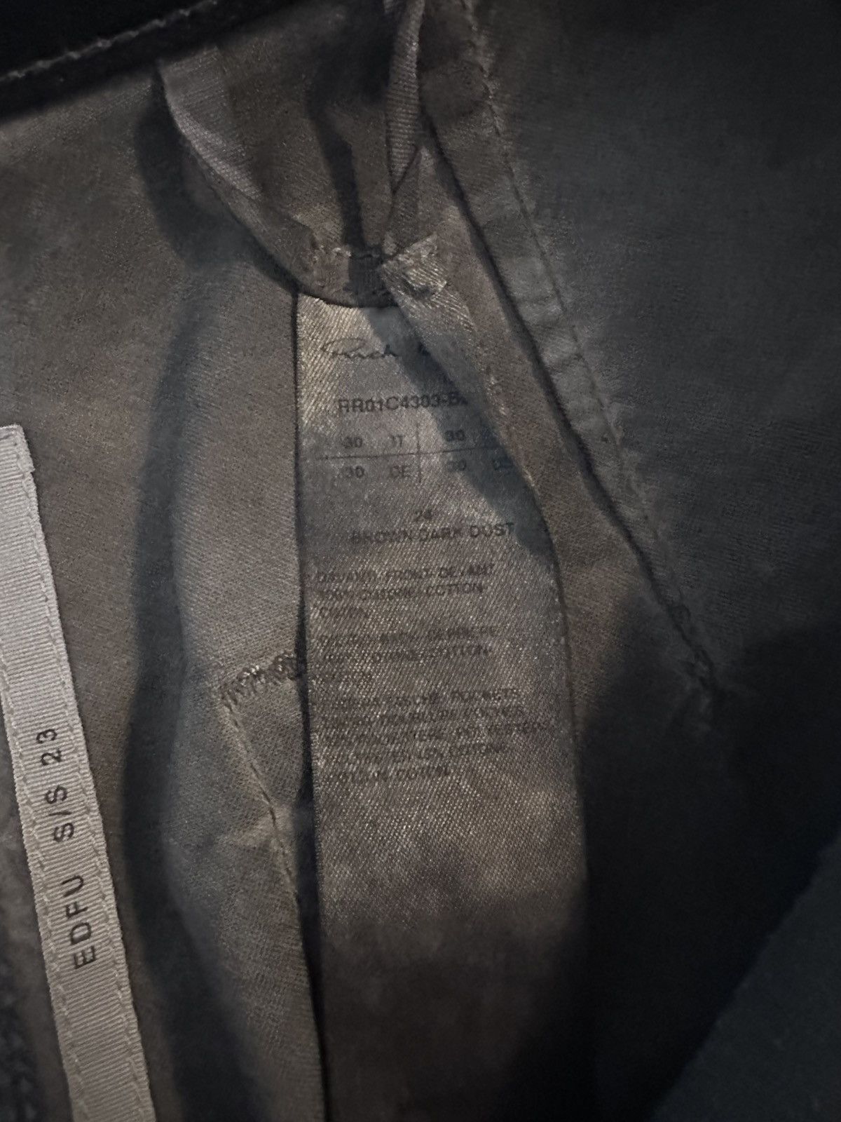 Rick Owens Slivered EDFU Runway Skirt Size US 30 / EU 46 - 6 Thumbnail