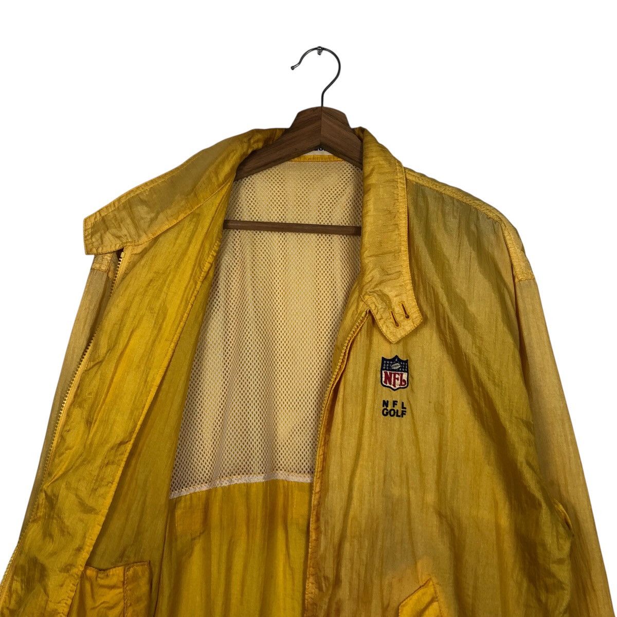 Japanese Brand × NFL × Vintage 📌Vintage Bomber Jacket Rich Yellow NFL Golf Size US L / EU 52-54 / 3 - 13 Thumbnail