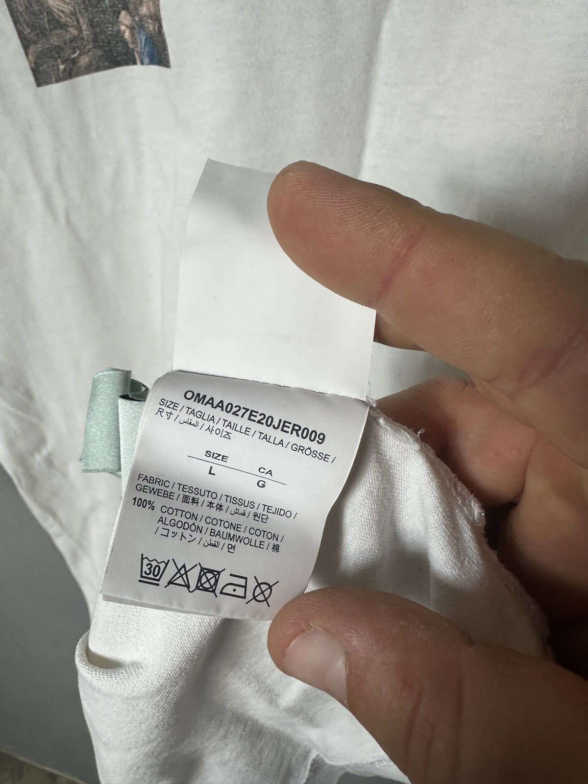 Off-White Off White Caravaggio Lute Arrow Shirt Size US L / EU 52-54 / 3 - 11 Thumbnail