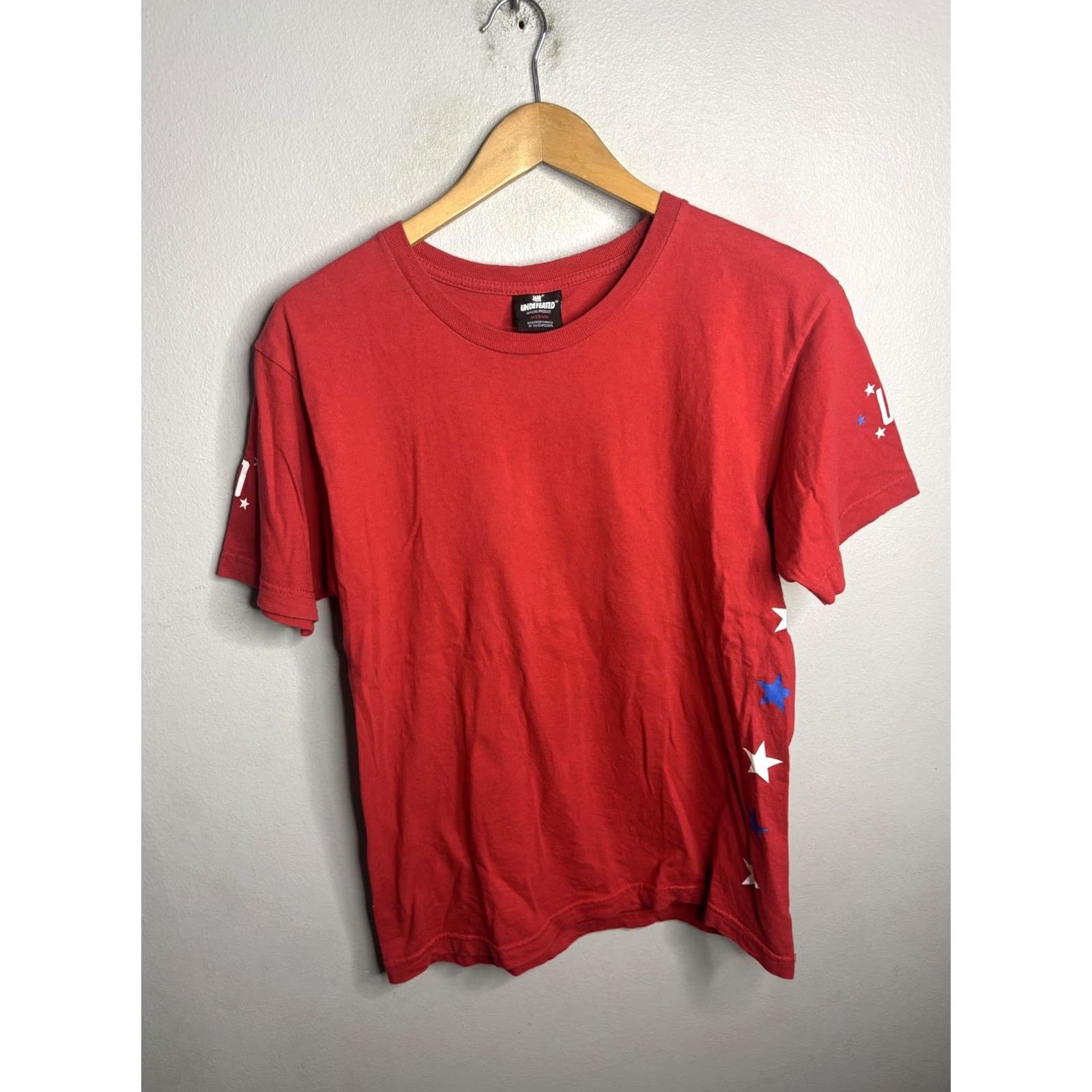 Undefeated VINTAGE Undefeated Shirt Mens M Red UNDFTD 5 Stars Graphic Tee Crewneck Streetwear Size US M / EU 48-50 / 2 - 3 Thumbnail