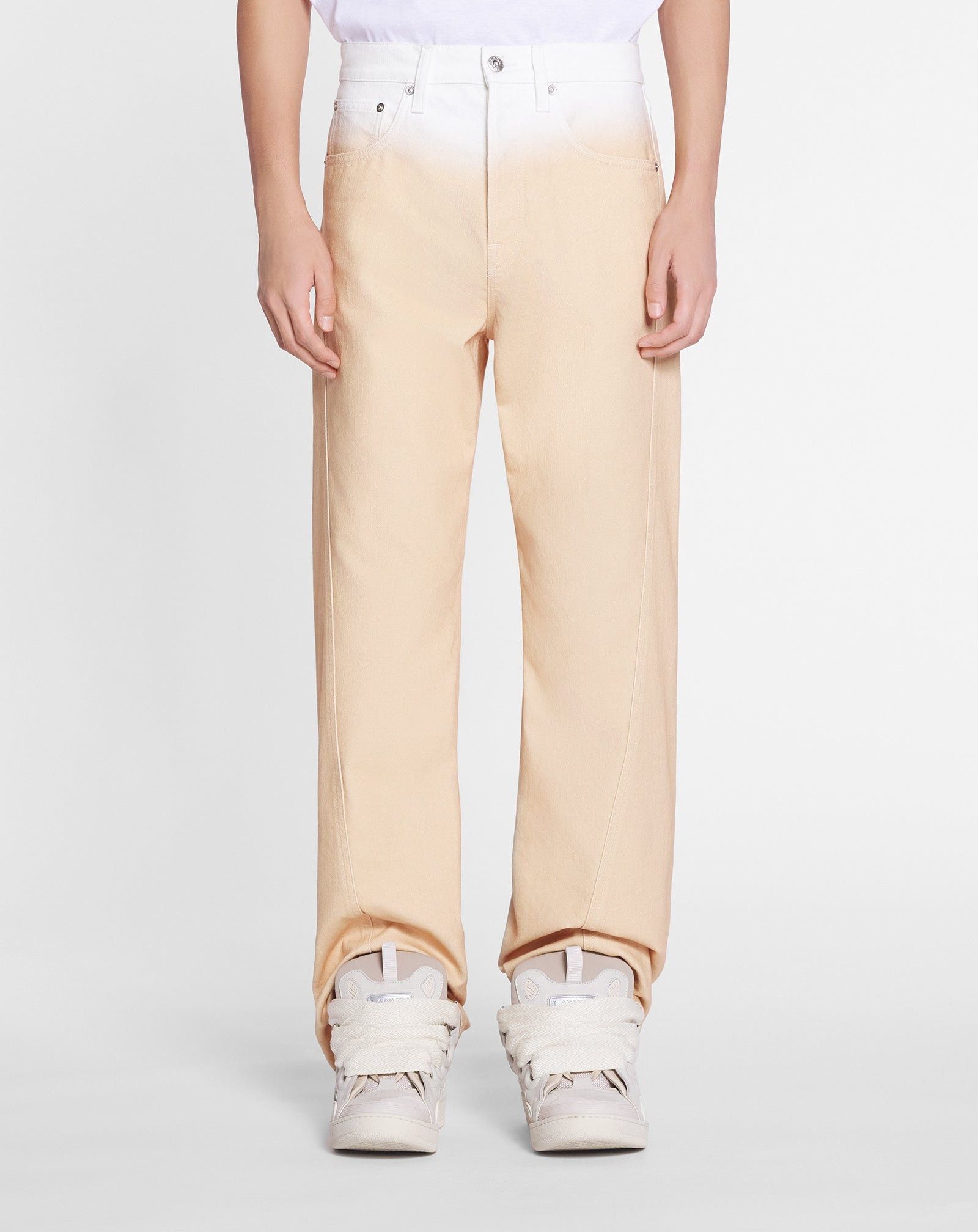 Lanvin o1mle0426 Twisted Pants With A Gradient Effect Size US 32 / EU 48 - 3 Thumbnail