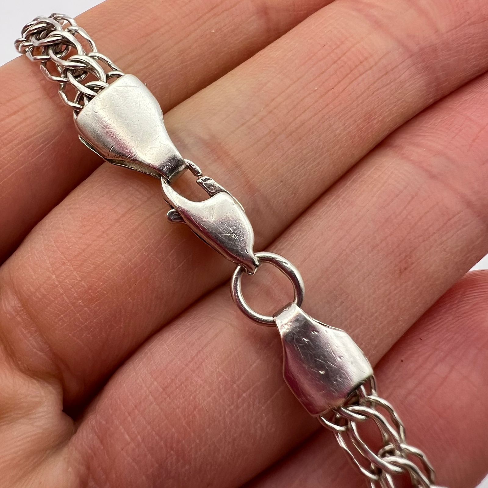 Sterling Silver Vintage 925 Sterling Silver Bracelet Jewelry 7.3g Size ONE SIZE - 8 Thumbnail