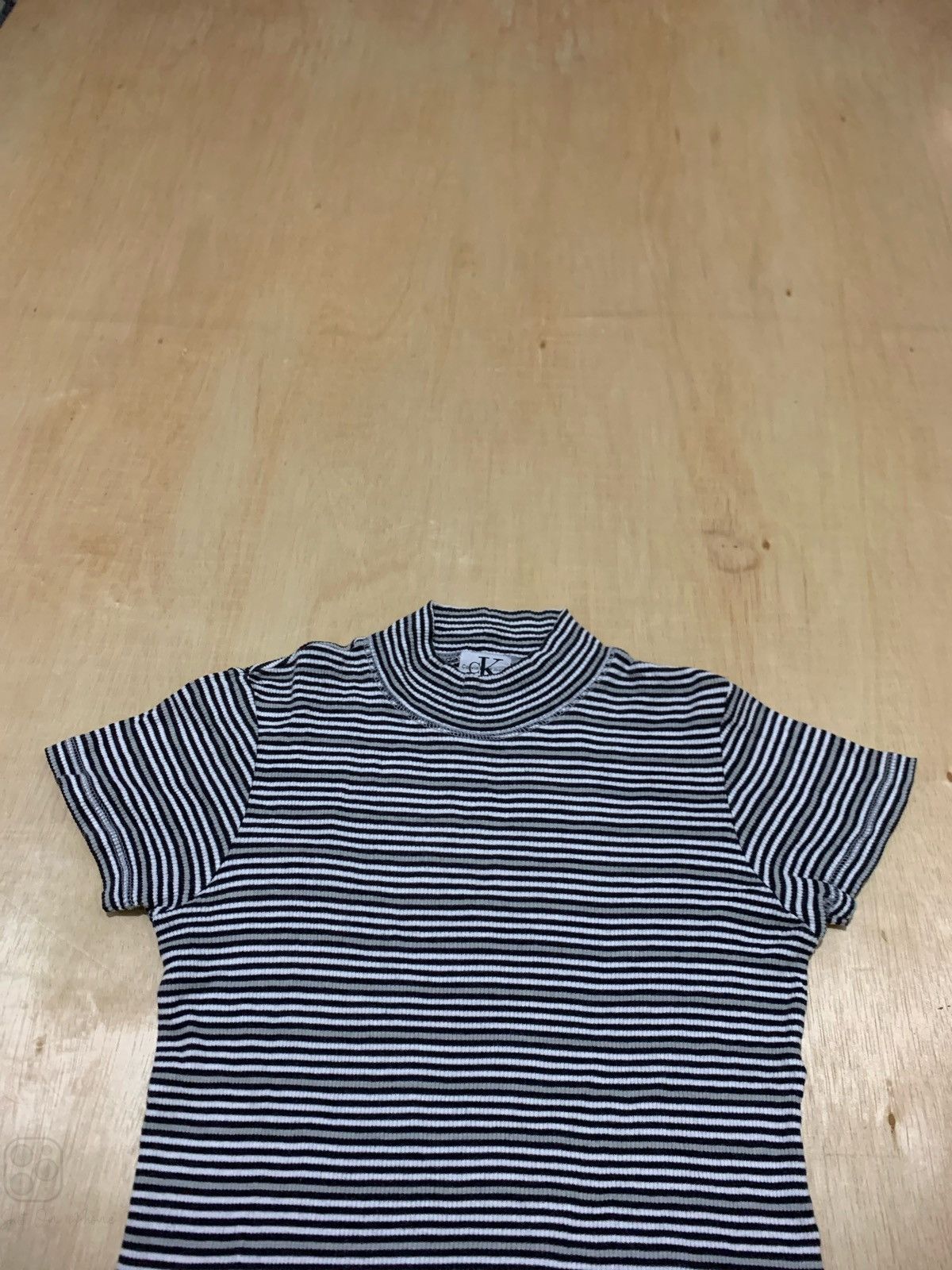 Calvin Klein × Japanese Brand Calvin Klein Jeans Stripe Womens Tshirt Size S / US 4 / IT 40 - 3 Thumbnail