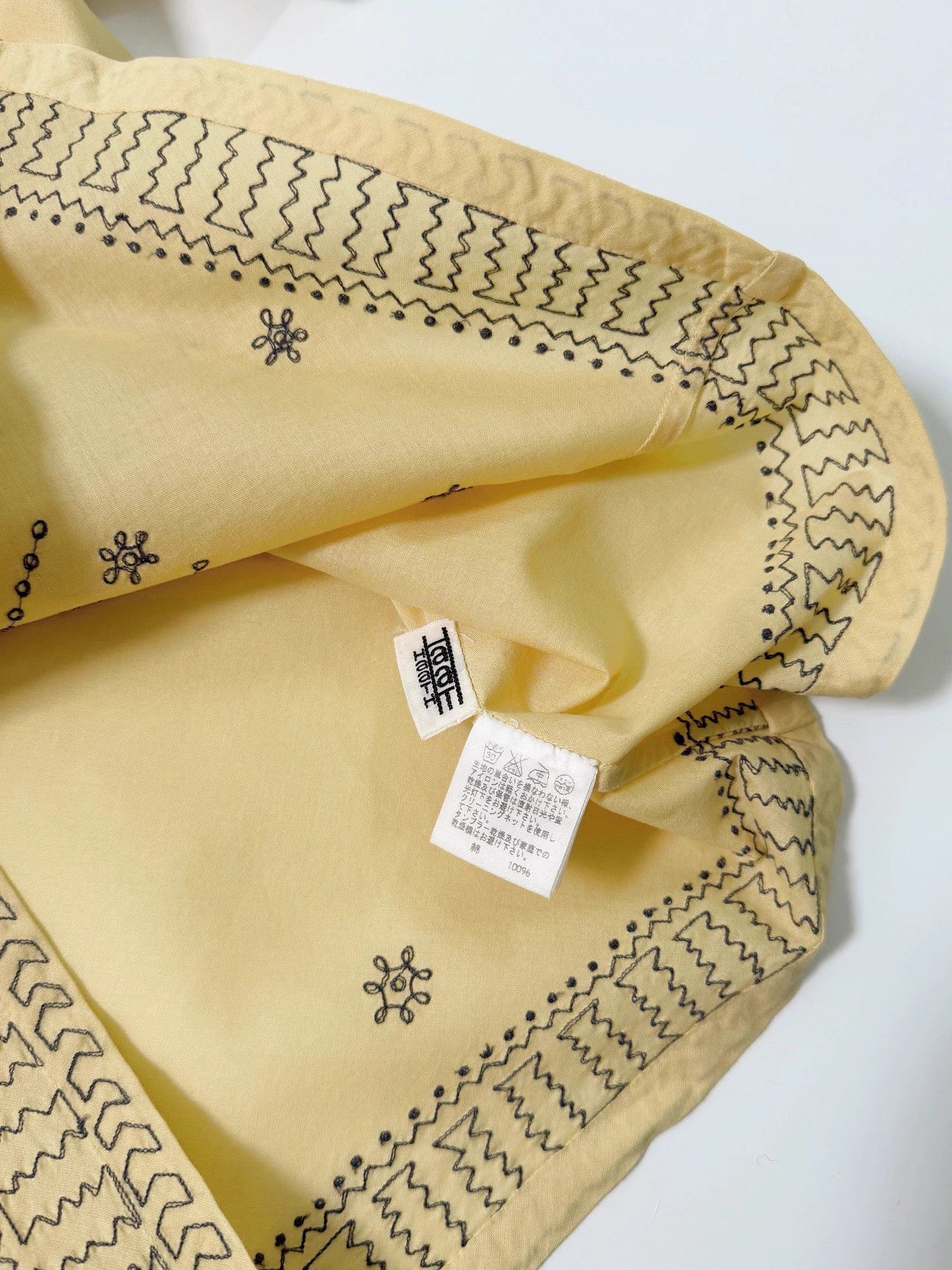 Issey Miyake Issey Miyake Haat Pale Yellow Embroidered SS 2 Size XS / US 0-2 / IT 36-38 - 6 Thumbnail