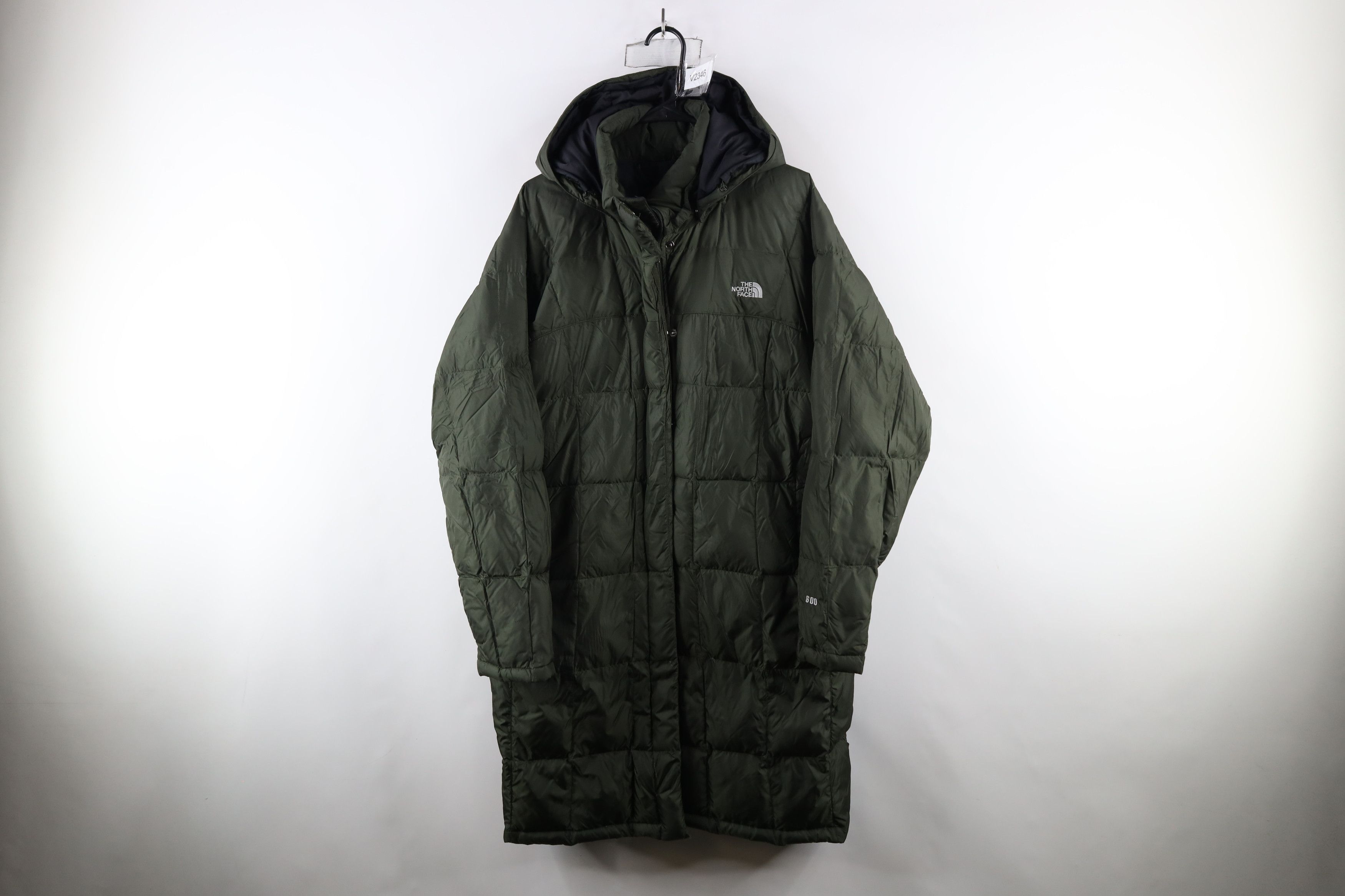 The North Face × Vintage The North Face Duck Down Hooded Puffer Parka Jacket Green Size XL / US 12-14 / IT 48-50 - 1 Thumbnail