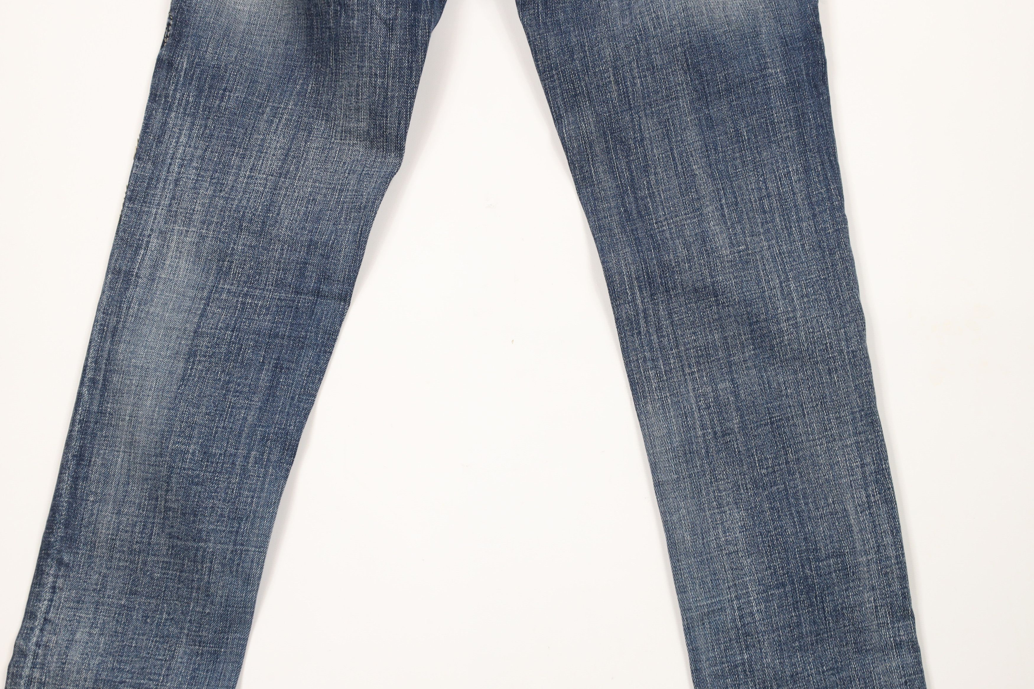 Rock Revival × Vintage Rock Revival Fleur de Lis Gwen Skinny Denim Jeans Blue Size 26" / US 2 / IT 38 - 11 Thumbnail