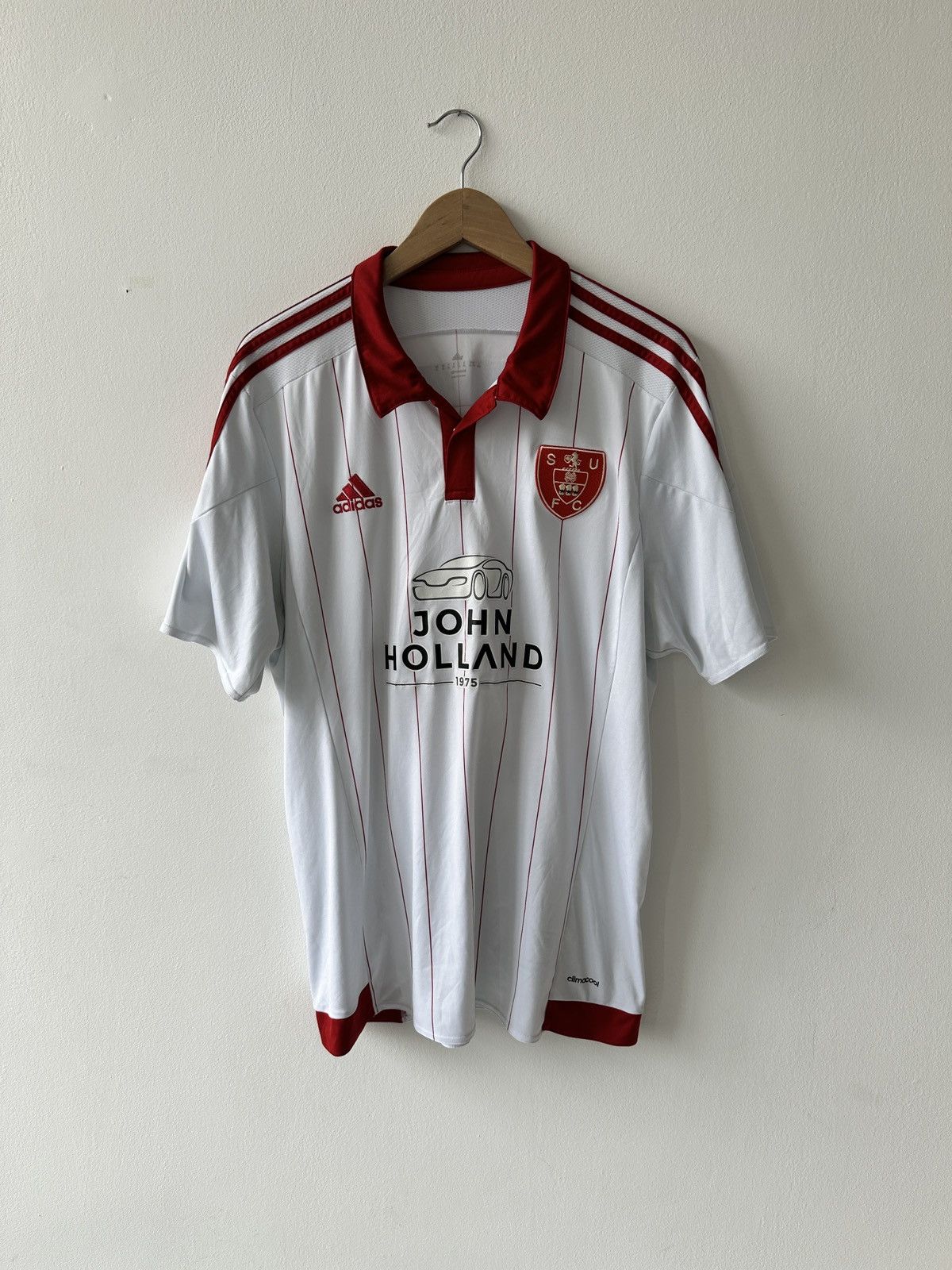 Adidas Sheffield United 2015/16 Adidas Soccer Jersey Blockcore L Size US XL / EU 56 / 4 - 1 Thumbnail