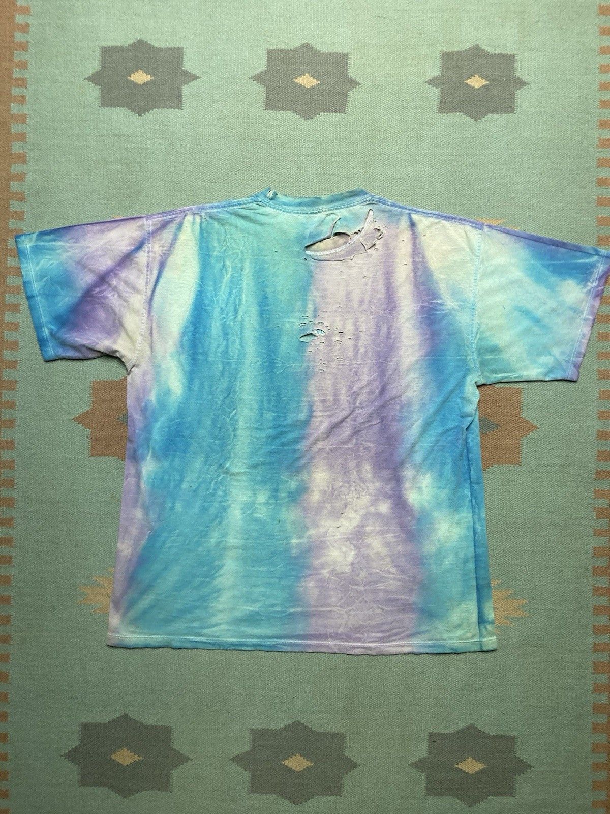 Vintage 90s t shirt tie dye Cancun Mexico embroidered distressed XL Size US XL / EU 56 / 4 - 2 Thumbnail