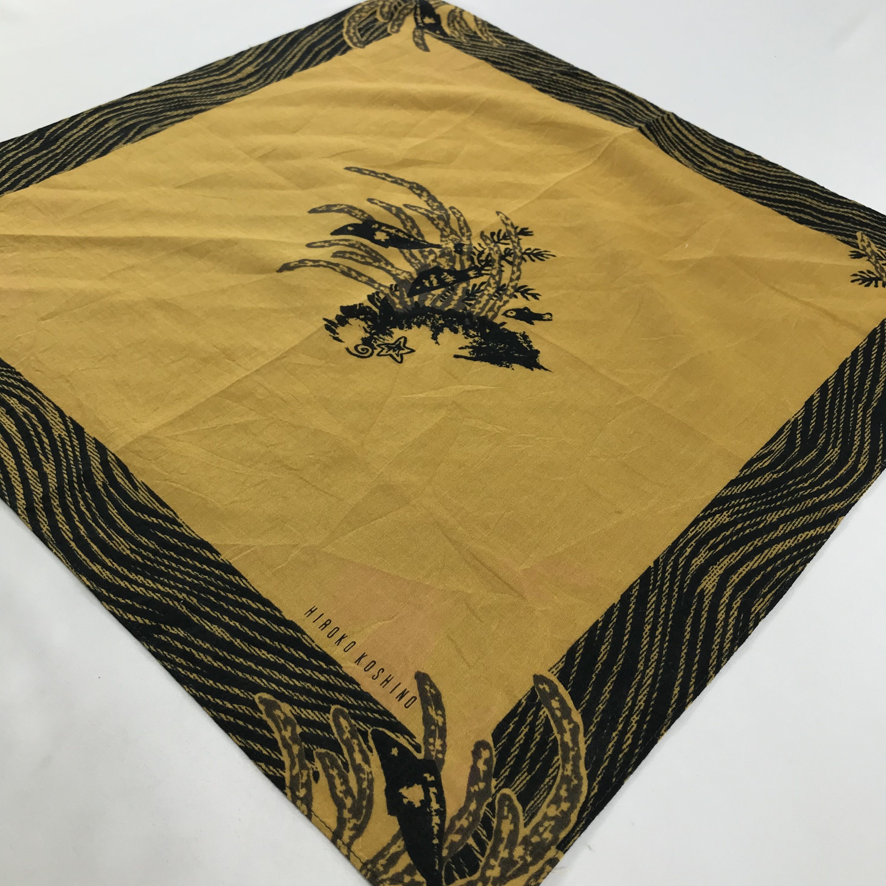 Hiroko Koshino Homme × Vintage Hiroko Koshino Bandana / Handkerchief / Neckerchief - S1521 Size ONE SIZE - 2 Thumbnail