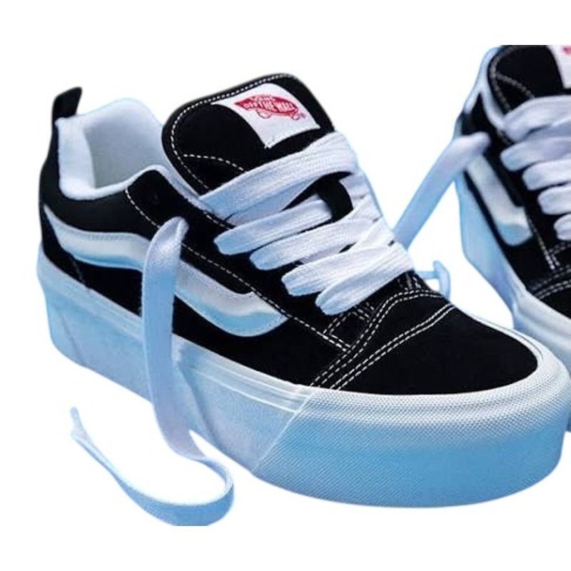 Vans VANS Knu Stack Platform Shoes 9 Women/7.5 Men Black/WhiteNEW Size US 9 / IT 39 - 4 Thumbnail