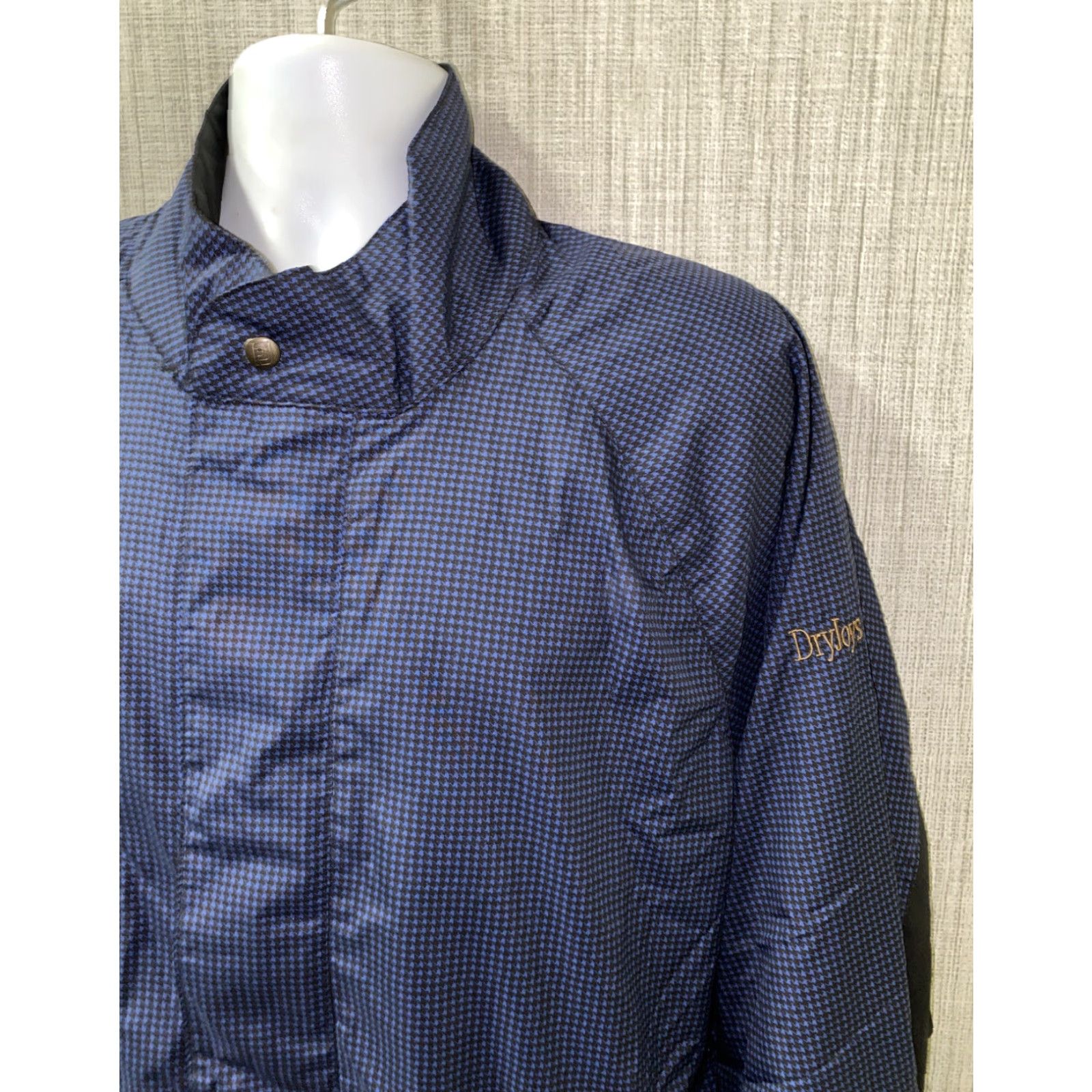 Footjoy FootJoy Jacket Mens XL Black Blue Full Zip Golf Windbreaker Dryjoys Full Zip, Nylon Insulation, Polyester Shell, Regular Size, Men, Casual, Golf Size US XL / EU 56 / 4 - 3 Thumbnail