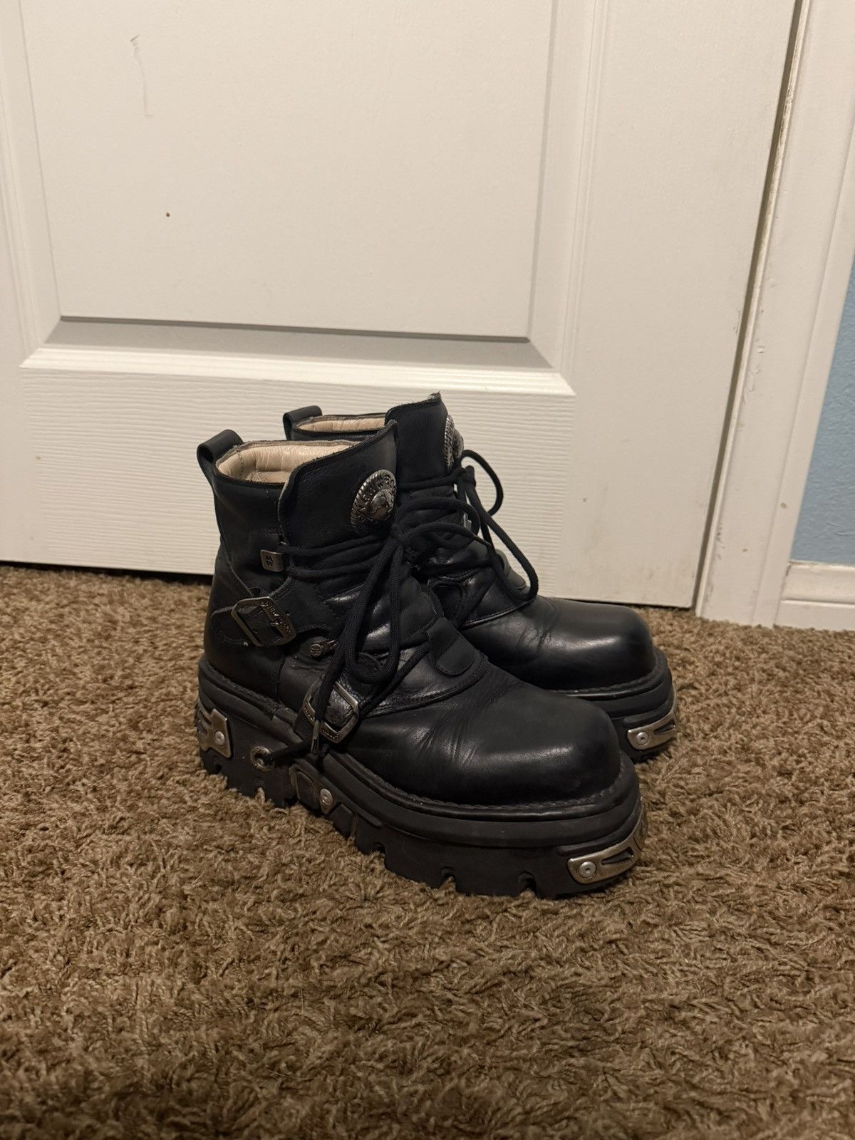 New Rock New Rock Jaded London Scythe Tower Boots | Grailed