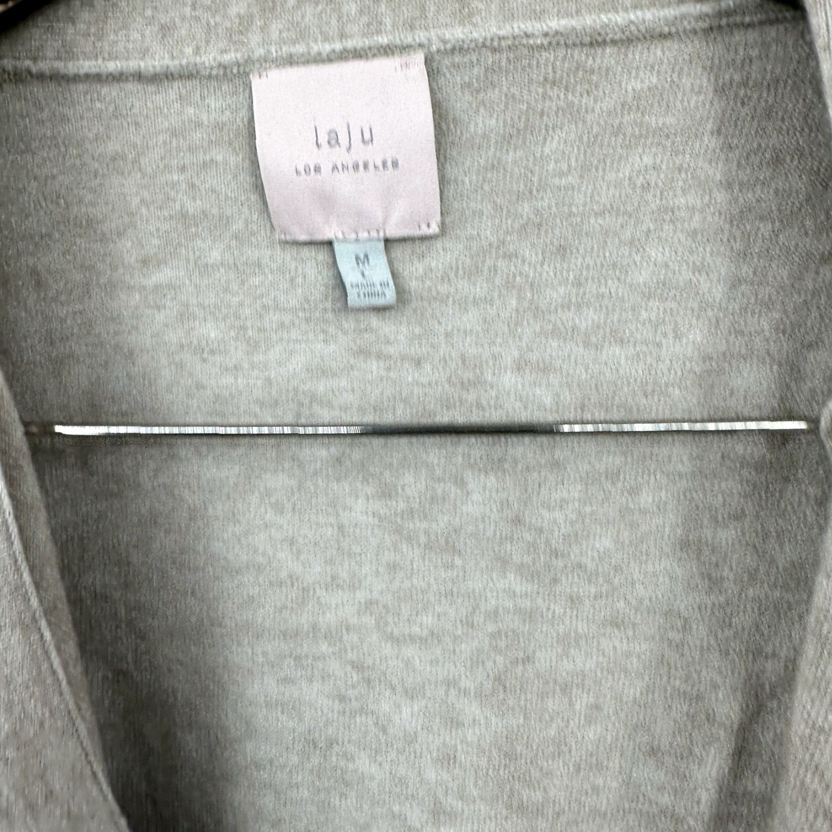 Vintage Laju Los Angeles Womens Cardigan Sweater M Beige Belted Draped Quiet Luxury Shirt/Top? Size M / US 6-8 / IT 42-44 - 5 Thumbnail