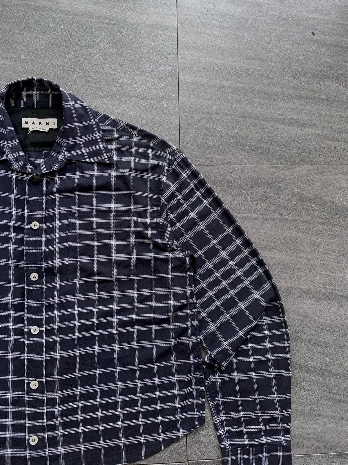 Marni FREE TAX! Cropped Plaid Shirt Size US M / EU 48-50 / 2 - 3 Thumbnail