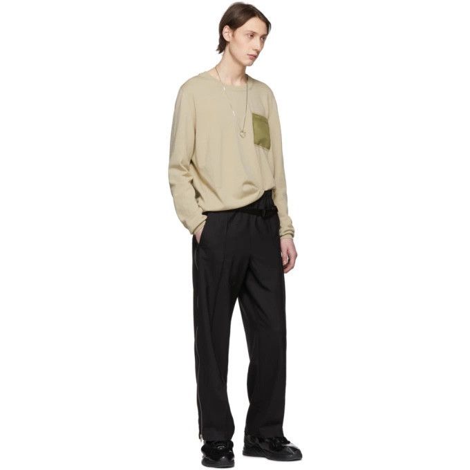 Maison Margiela Maison Margiela Beige Front Pocket Sweater Size US S / EU 44-46 / 1 - 3 Thumbnail