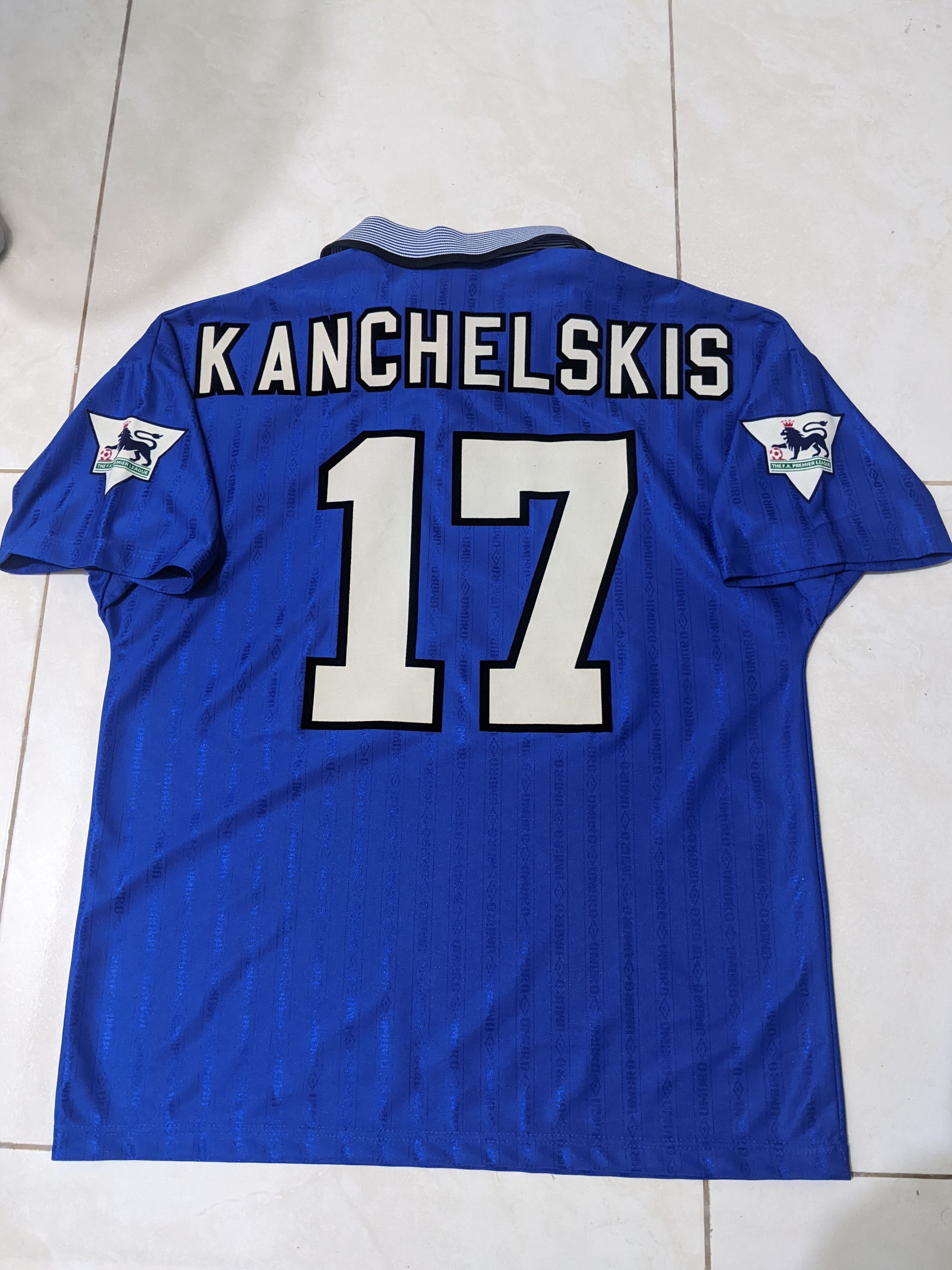 Umbro Jersey Everton 1995-97 home kanchelskis football shirt Size US M / EU 48-50 / 2 - 2 Thumbnail