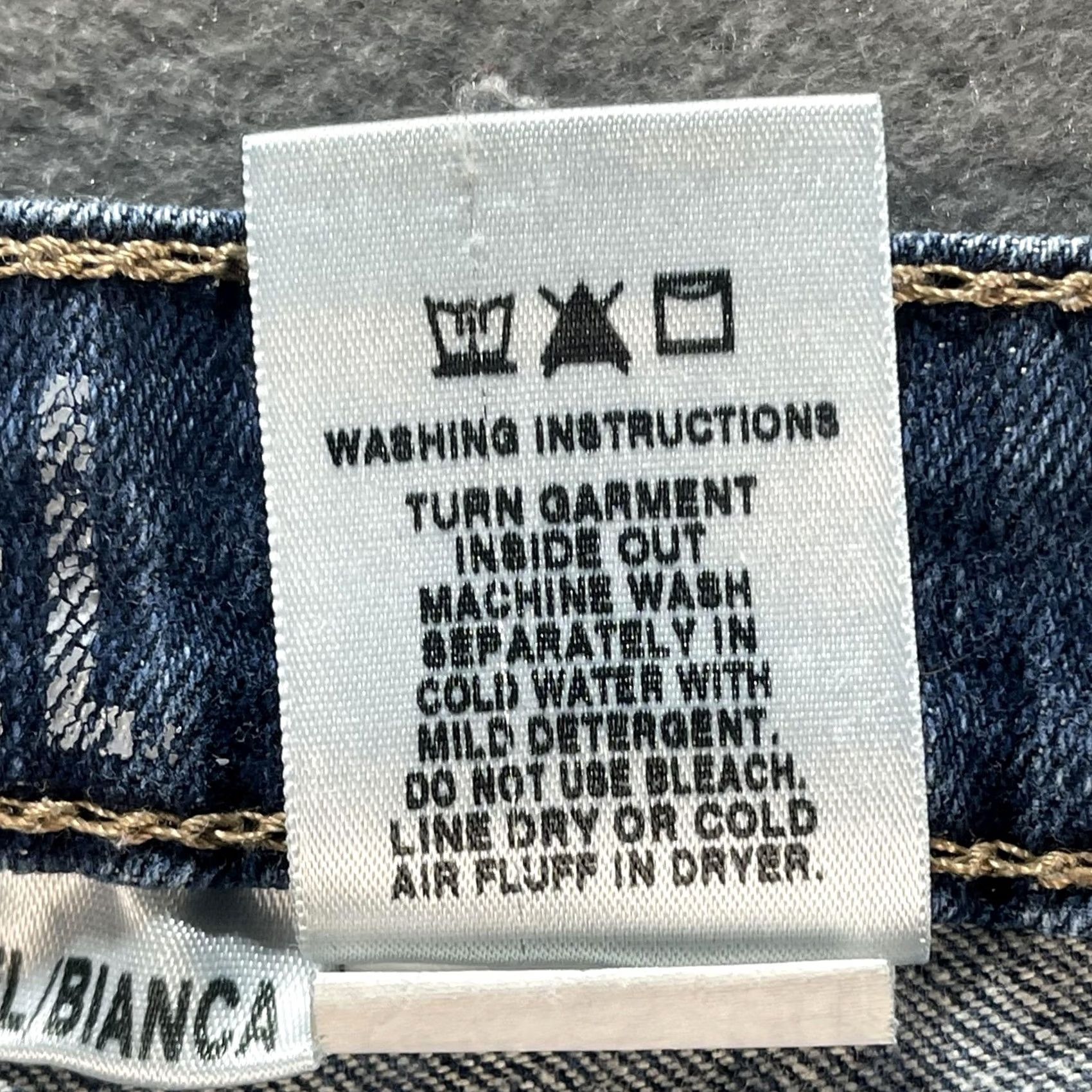 Vintage Cruel Girl Jeans Womens 13R Bianca Bootcut Stretch Embroidered Western Rodeo Denim Blue 32in Inseam Mid Rise Pockets Zipper Mens? Size 34" / US 12 / IT 48 - 6 Thumbnail