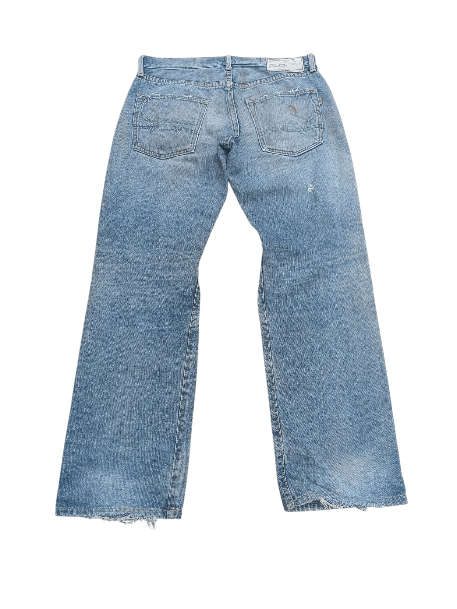 Edwin × Vintage EDWIN VINTAGE ORANGE TAB DISTRESSED SELVEDGE DENIM E197 Size US 32 / EU 48 - 15 Thumbnail