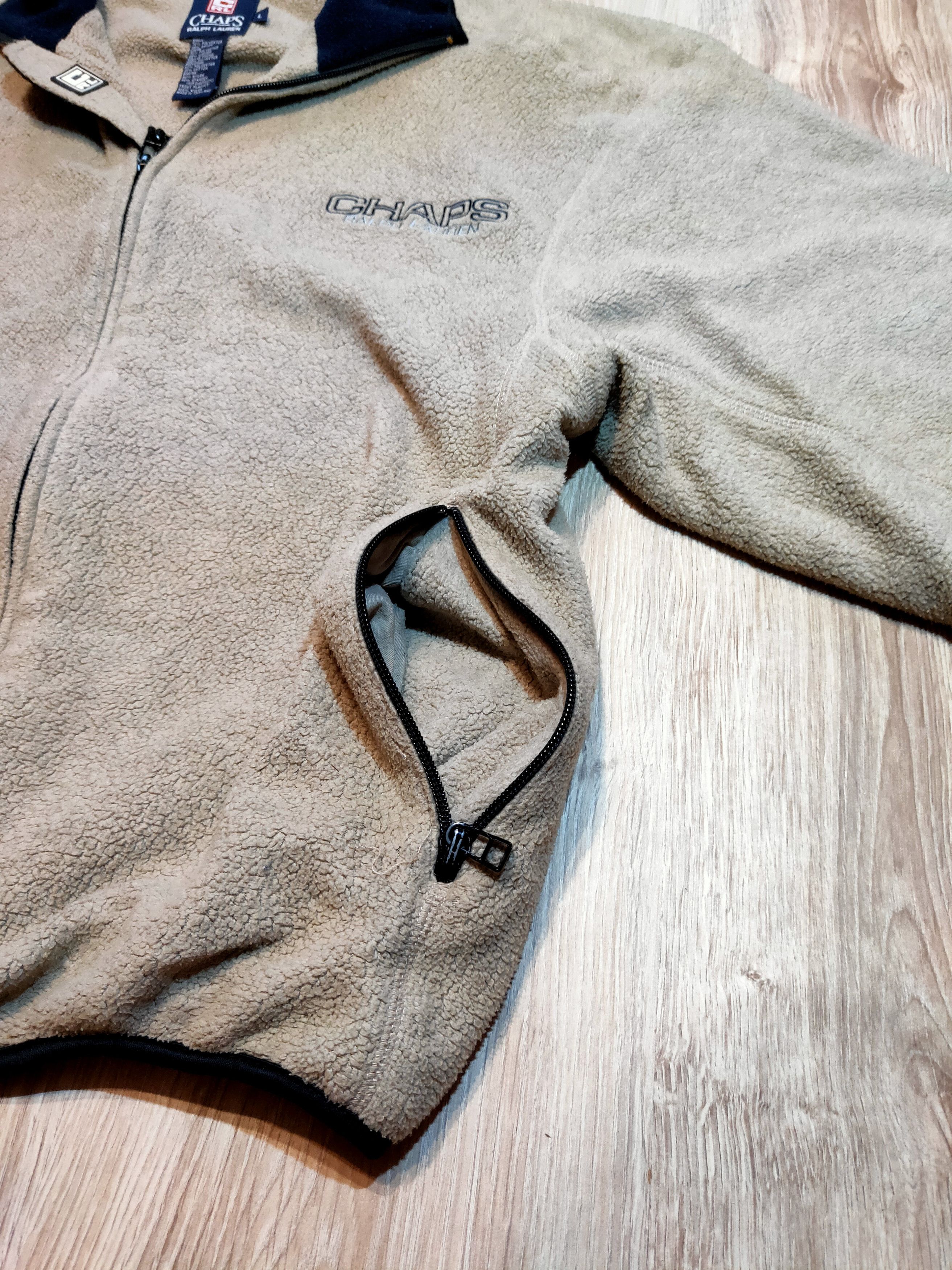 Chaps Ralph Lauren × Polo Ralph Lauren × Vintage 90s Vintage Chaps Ralph Lauren Teddy fleece Size US L / EU 52-54 / 3 - 7 Thumbnail