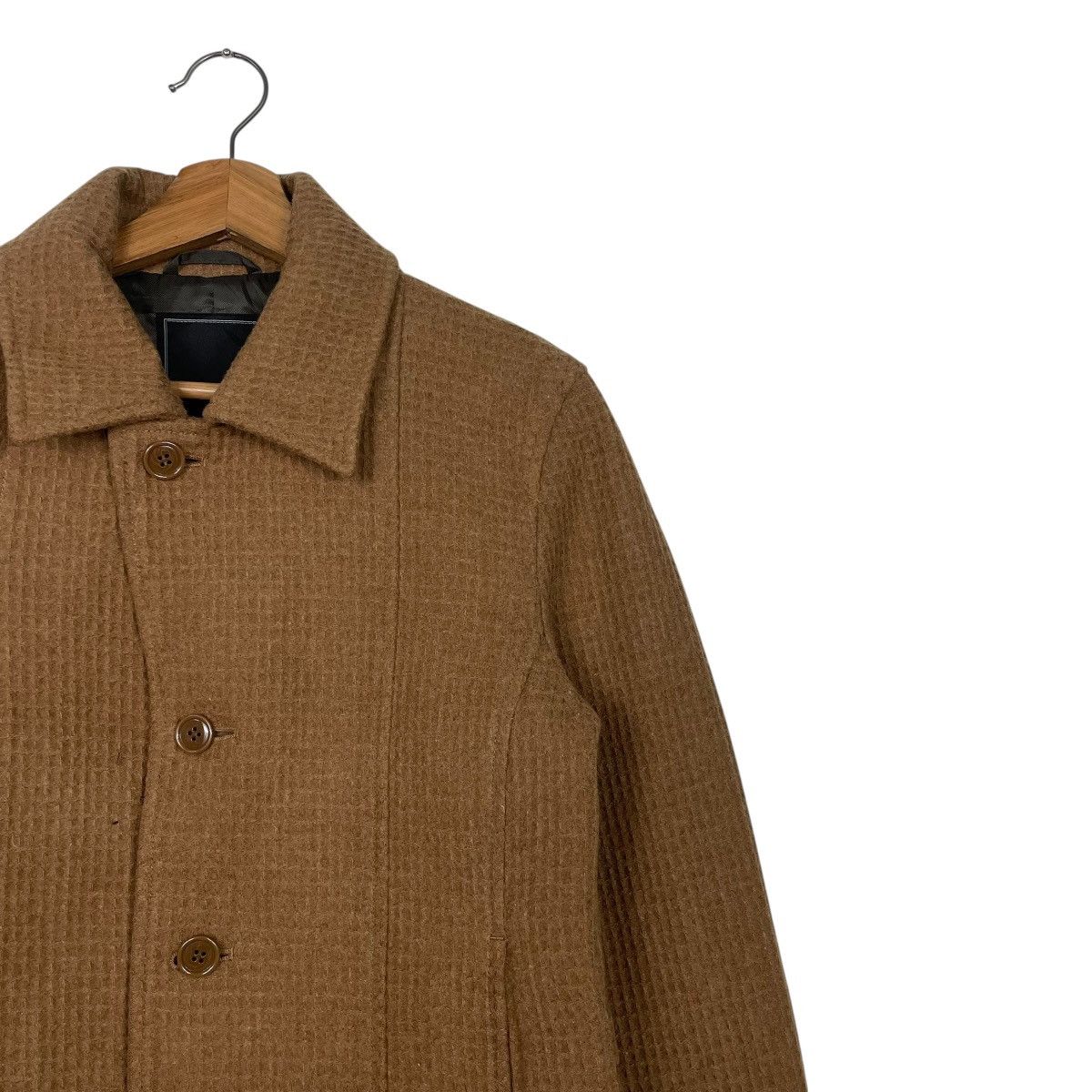 Tete Homme Tete Homme Brown Wool Jacket Size US S / EU 44-46 / 1 - 5 Thumbnail