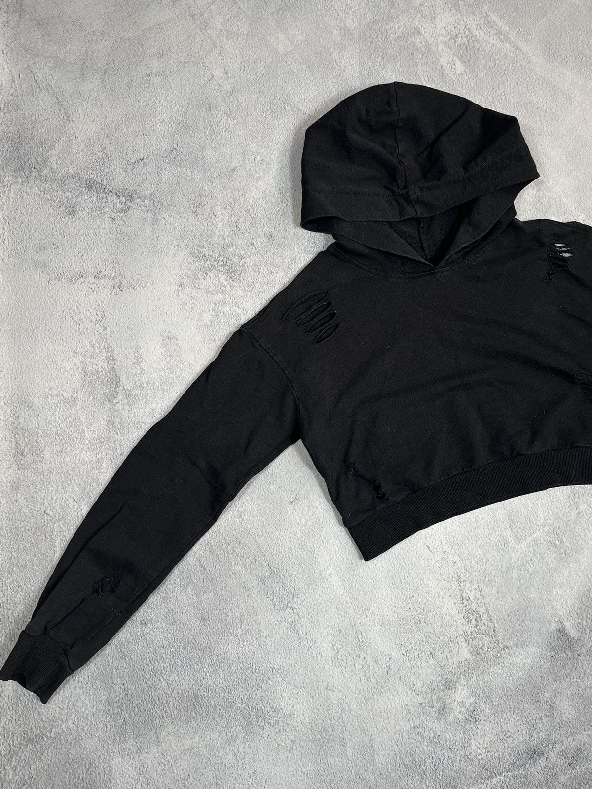 Vintage Vintage Y2K style Cropped hoodie Avant Garde opium S Size S / US 4 / IT 40 - 2 Thumbnail