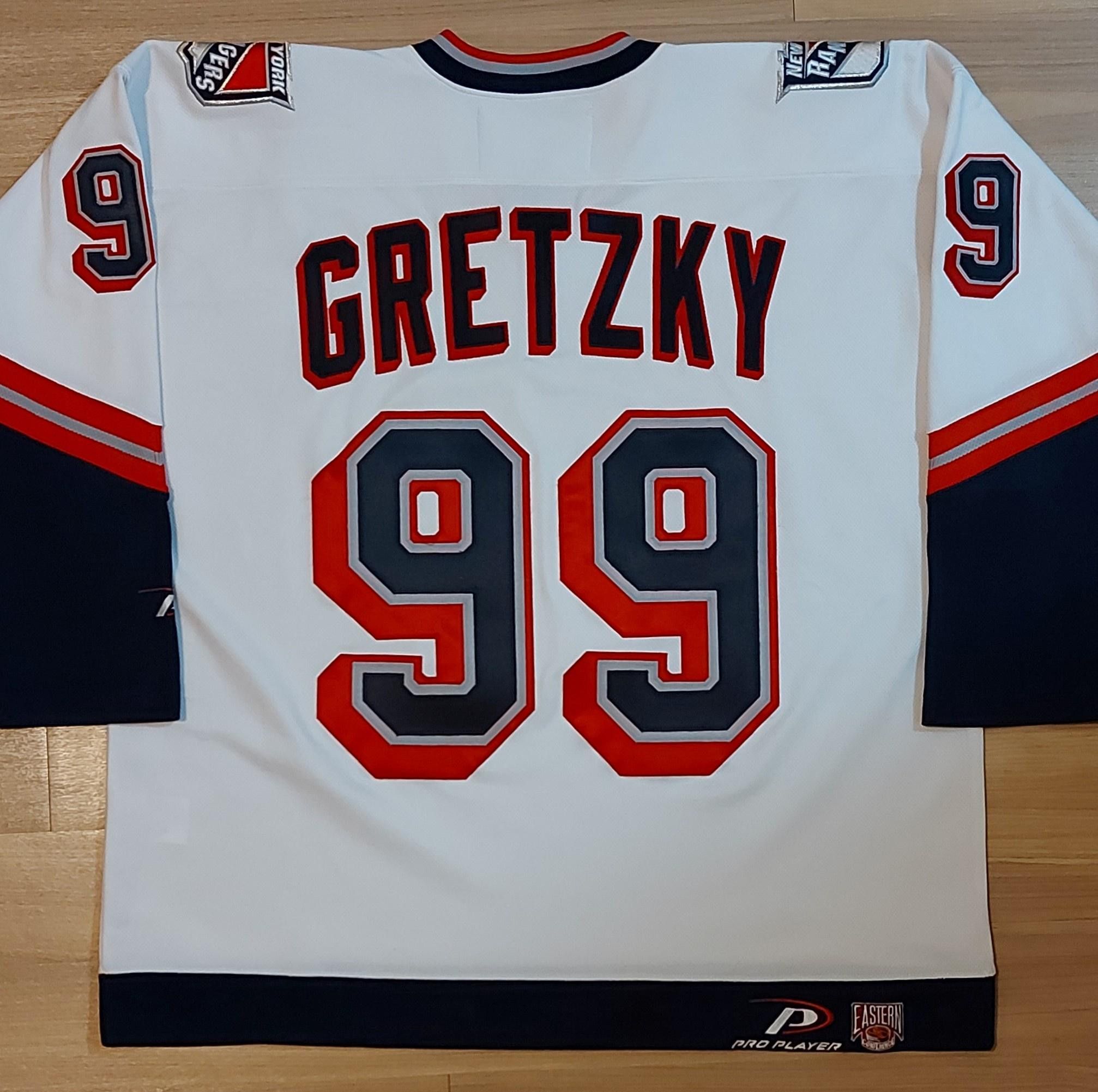 image of Wayne Gretzky New York Rangers Liberty Nhl Jersey in White, Men's (Size XL)