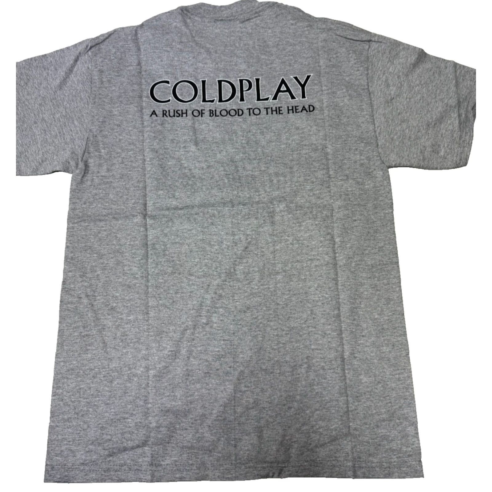 Hanes VINTAGE Coldplay 2002 Graphic Tee Men’s Small Gray Original Size US S / EU 44-46 / 1 - 6 Thumbnail