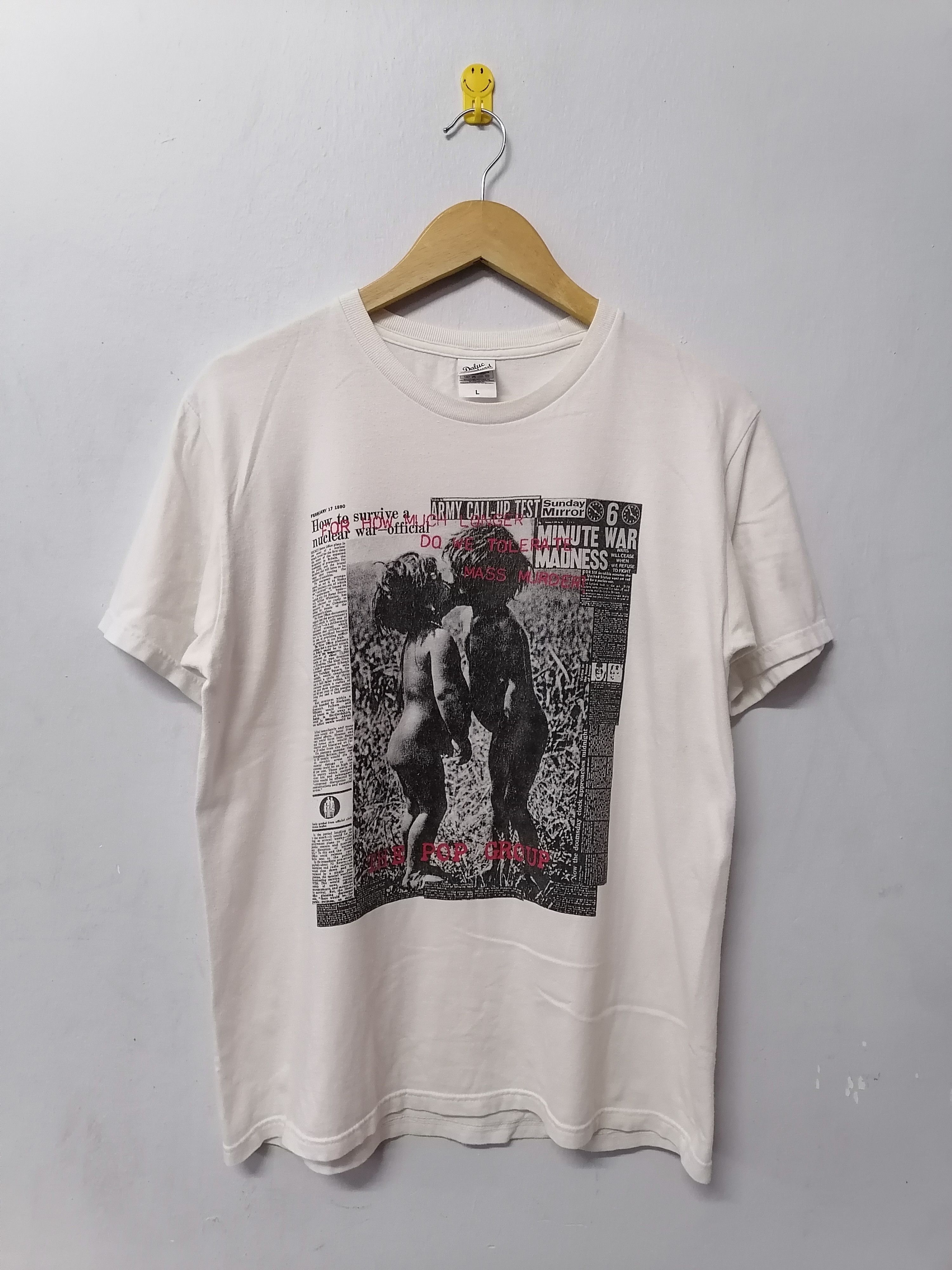Japanese Brand × Vintage The Pop Group Photo Tee T-shirt Size US L / EU 52-54 / 3 - 1 Thumbnail