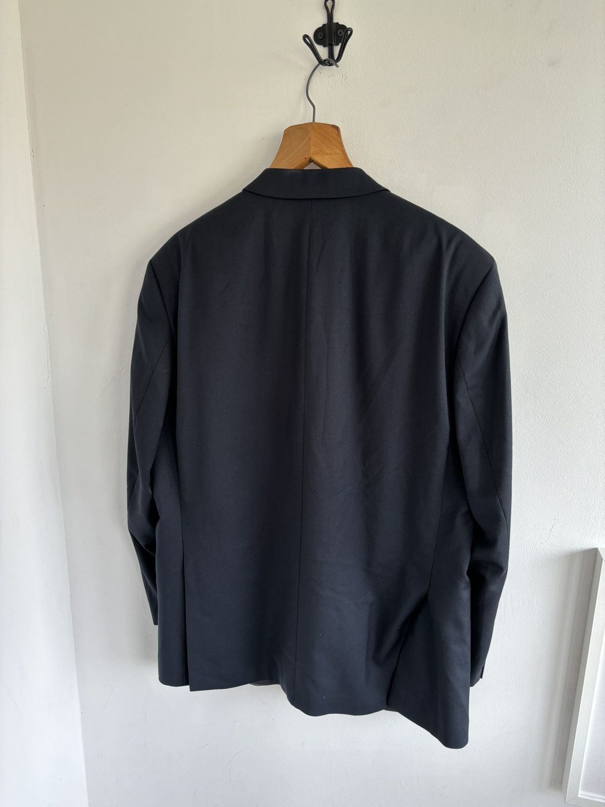 Pierre Cardin Vintage Pierre Cardin Navy Wool Metal Button Blazer Size 54R - 9 Thumbnail