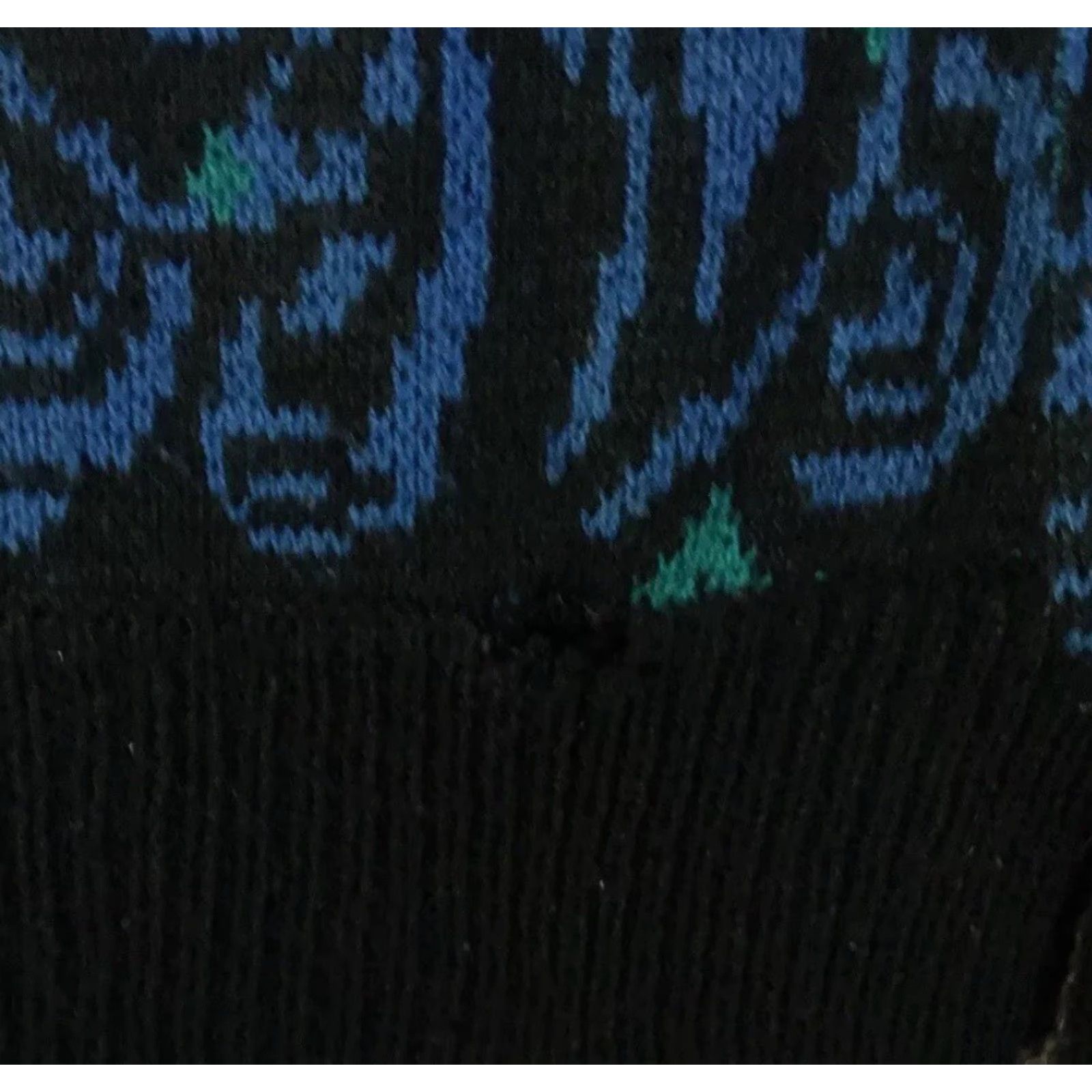 Wrangler VINTAGE Wrangler Abstract AOP Knit Sweater M Men Black 80s 90s Grunge Art Surf Skate Cartoon Size US M / EU 48-50 / 2 - 2 Thumbnail