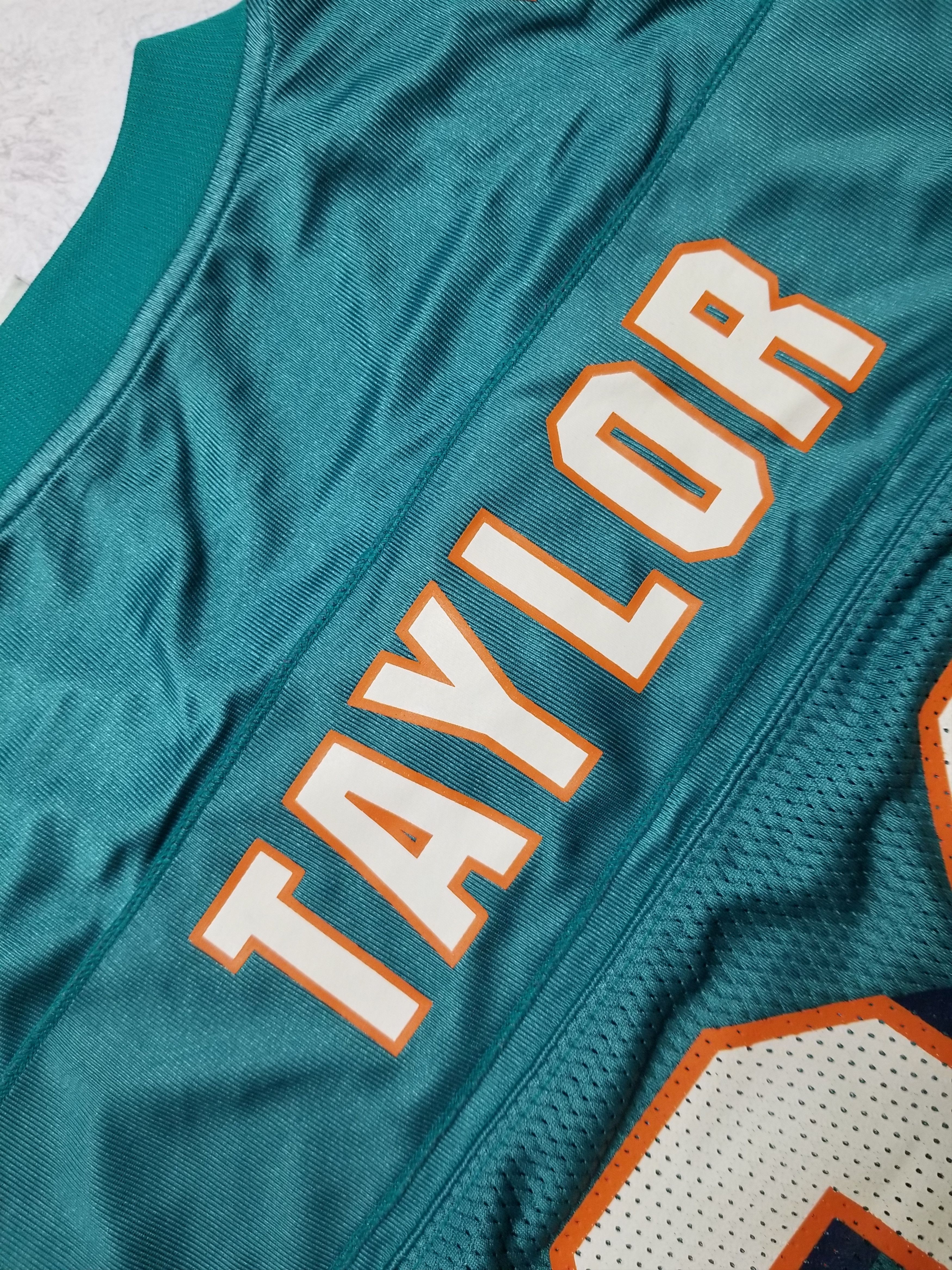 Reebok VTG Miami Dolphins Jason Taylor #99 Football Teal Jersey Size US L / EU 52-54 / 3 - 10 Thumbnail