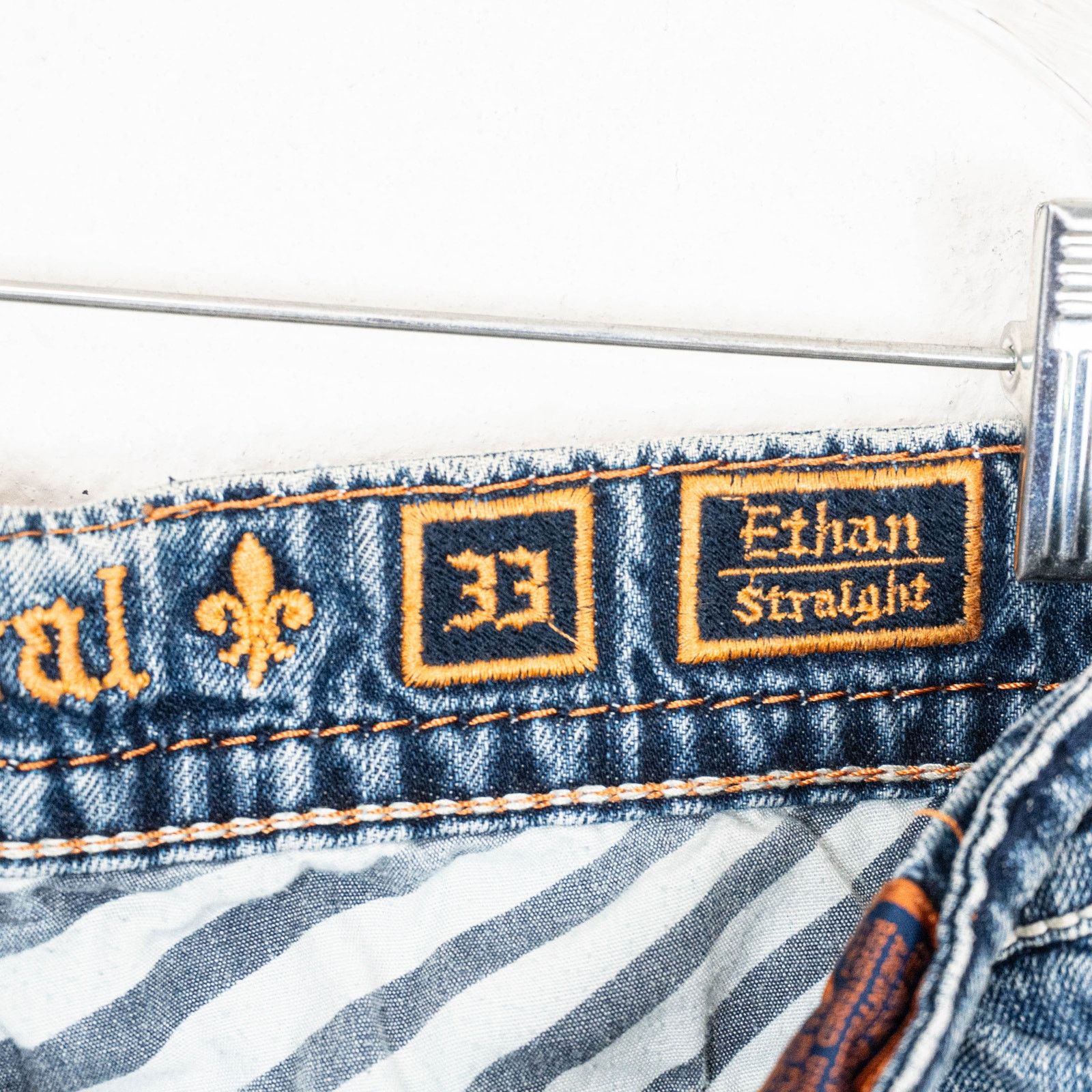 Rock Revival Rock Revival Ethan Straight Denim Jeans ripped Distressed 33 Size US 33 - 7 Thumbnail