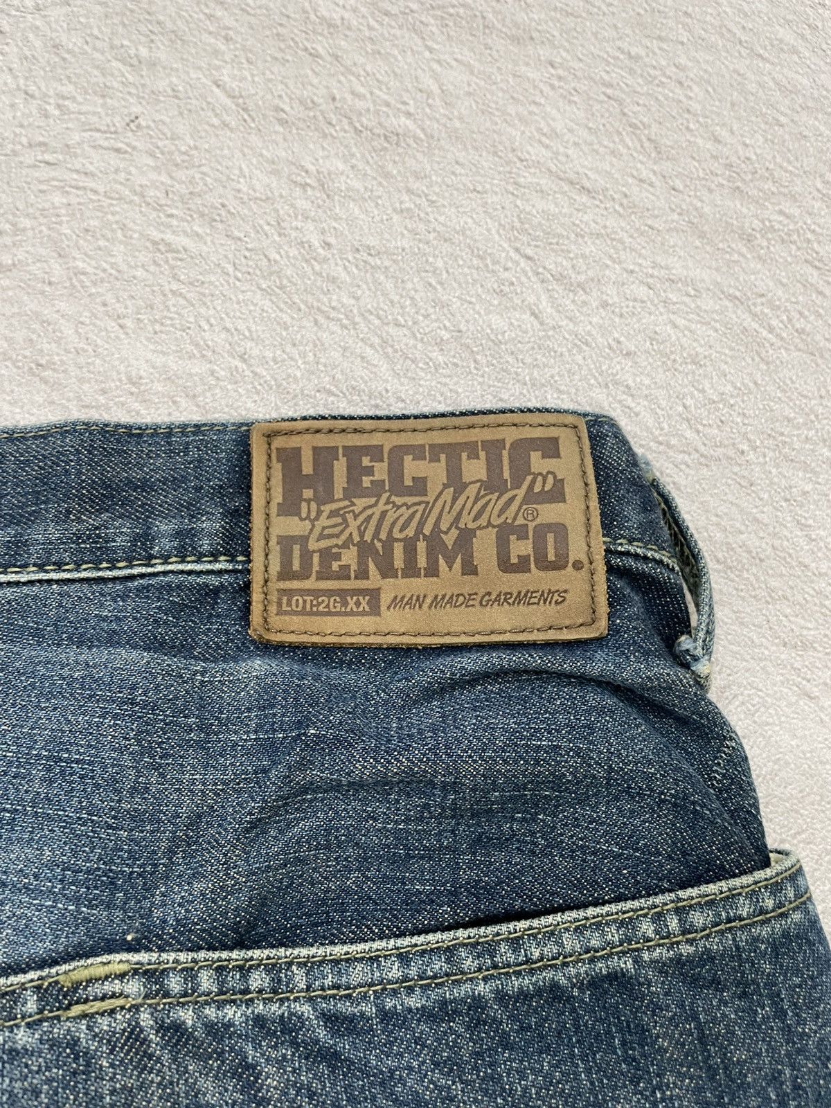 Japanese Brand 2000s Kara Kiru Denim Multi Pocket Loose Fit Size US 35 - 7 Thumbnail