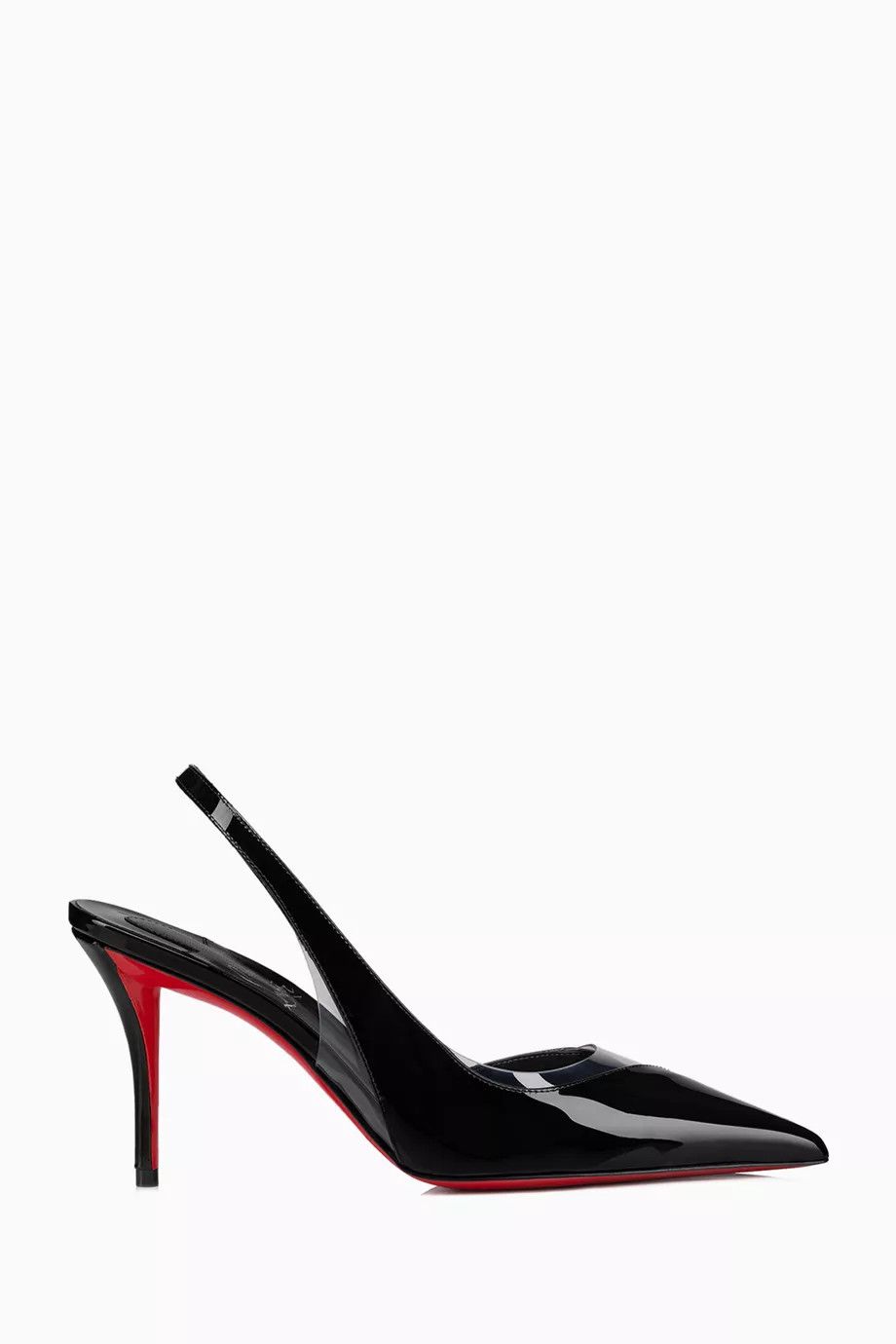 o1bcso1str0825 Posticha 80 Slingback Pumps in Black