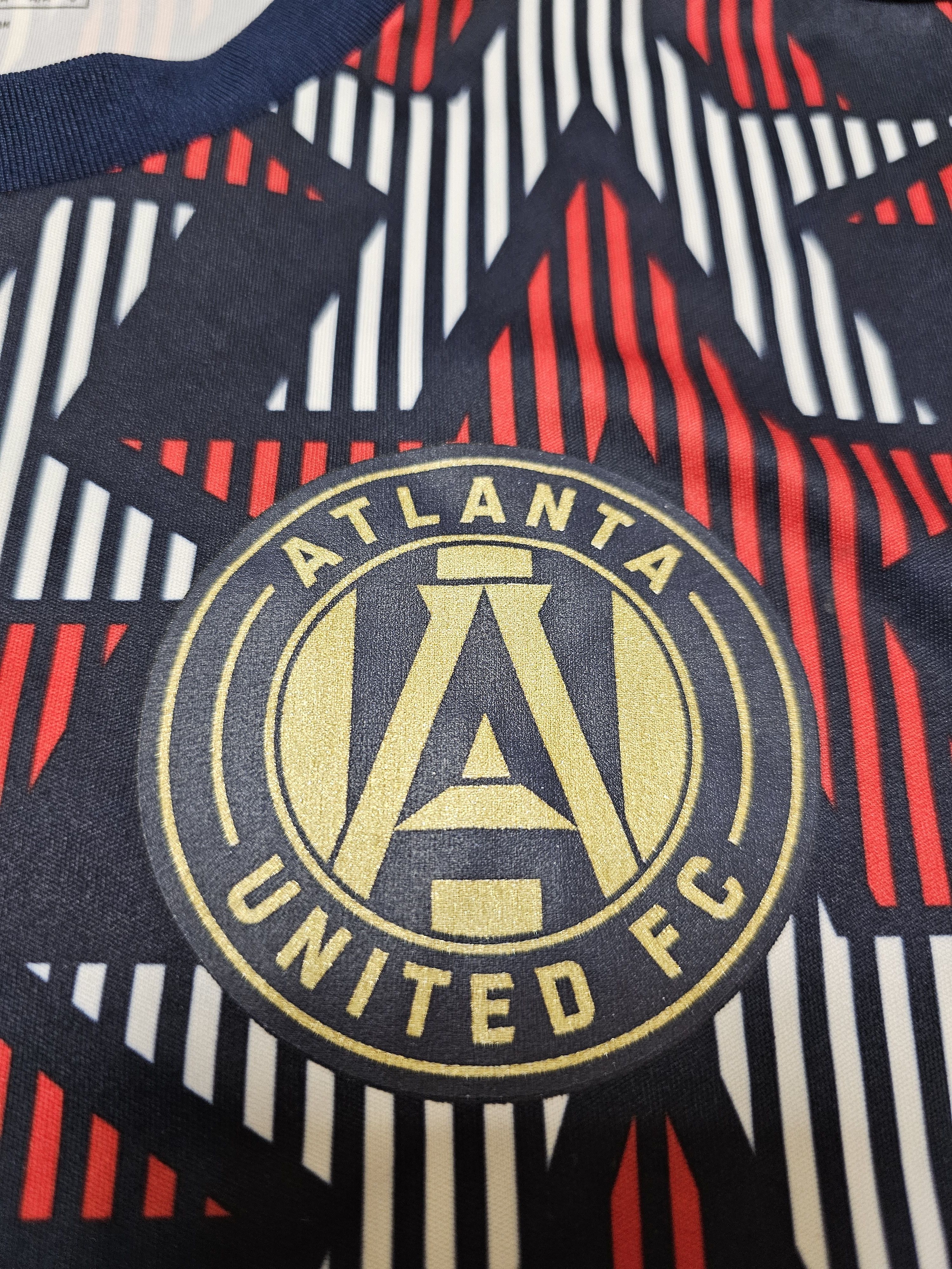 Adidas ATLANTA UNITED 2019 PRE MATCH FOOTBALL SOCCER JERSEY MLS Size US M / EU 48-50 / 2 - 4 Thumbnail