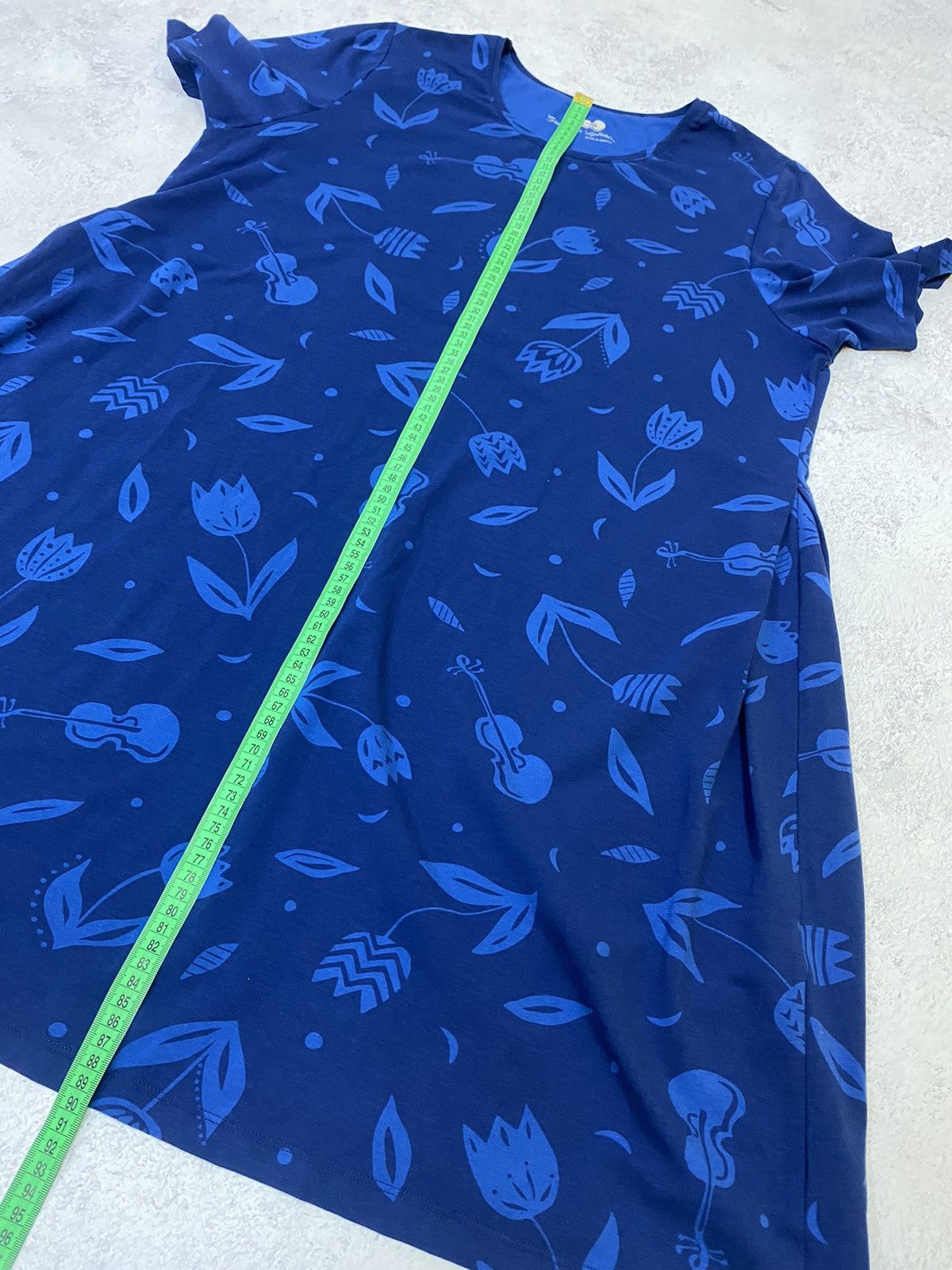 Gudrun Sjoden Gudrun Sjoden Womens Blue Knee Length Dress Size XL Size XL / US 12-14 / IT 48-50 - 12 Thumbnail